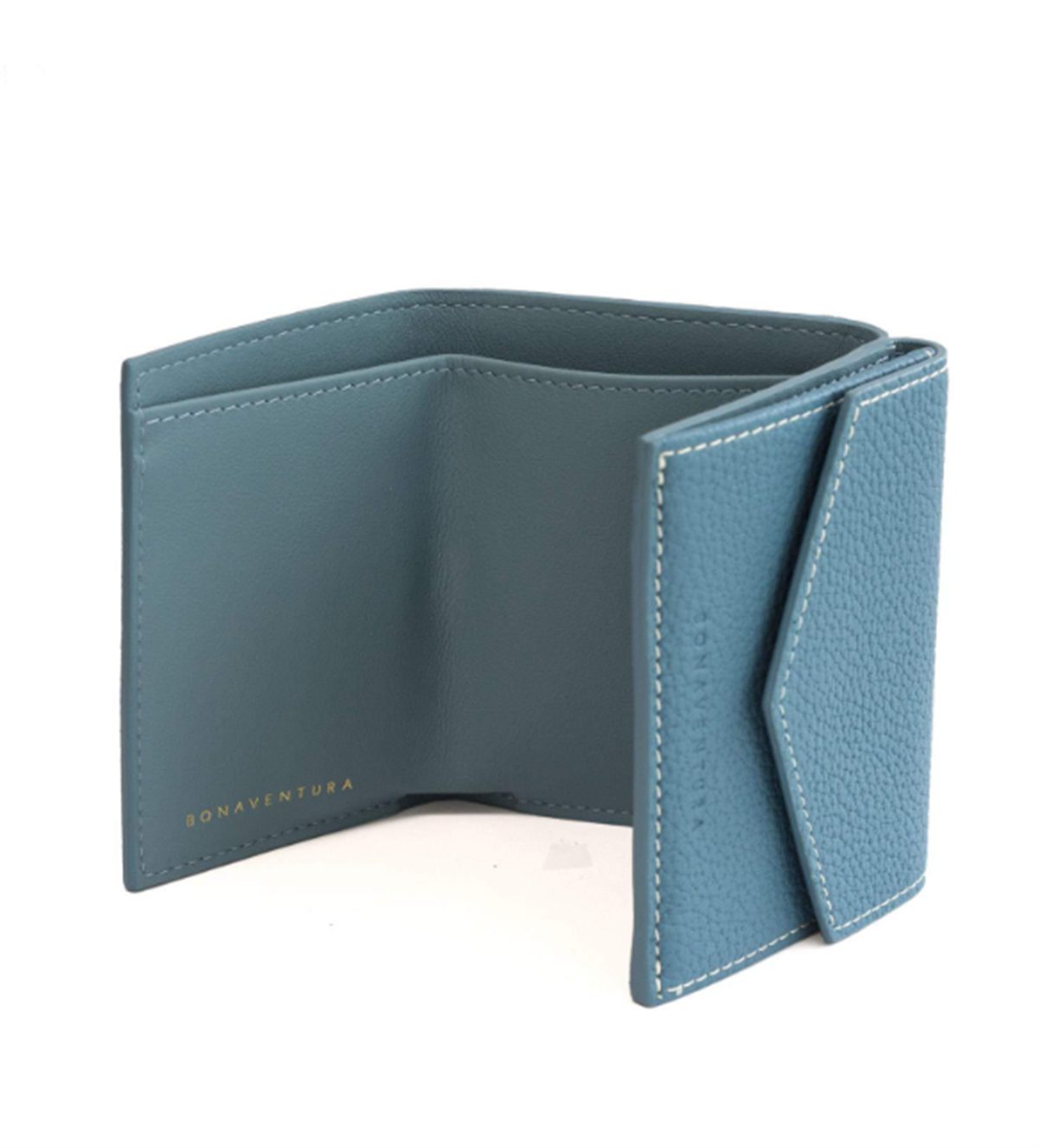 Tragbare Lederbrieftasche Blau mit selected carefully mehreren Kartenfächern vertikale Brieftasche