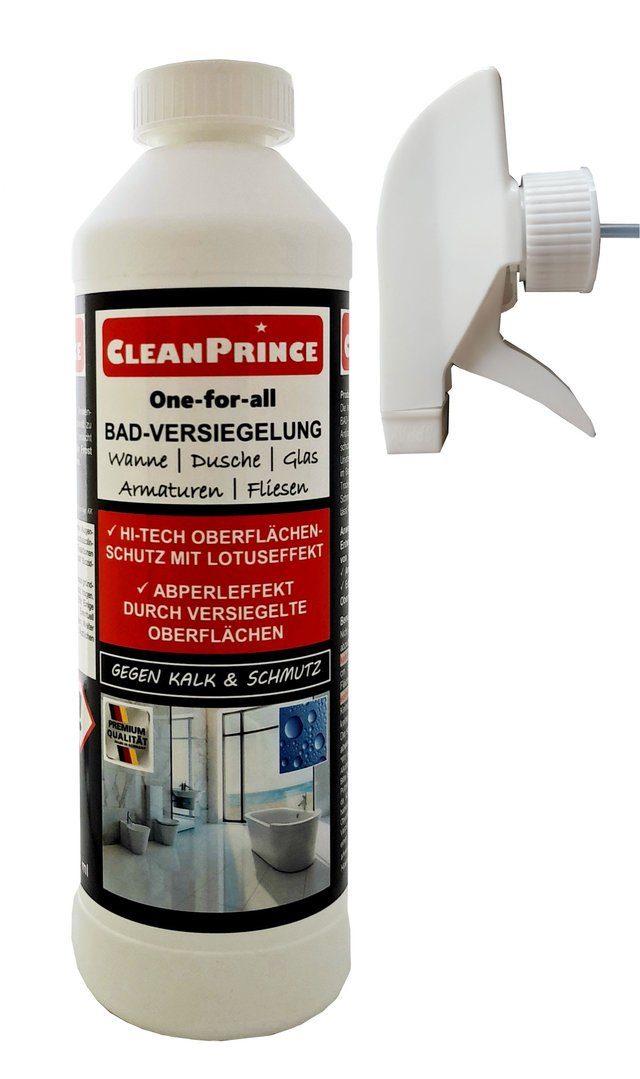 CleanPrince One-for-all Bad-Versiegelung transparent Imprägnierspray, unsichtbarer Antihaft-Schutzschild