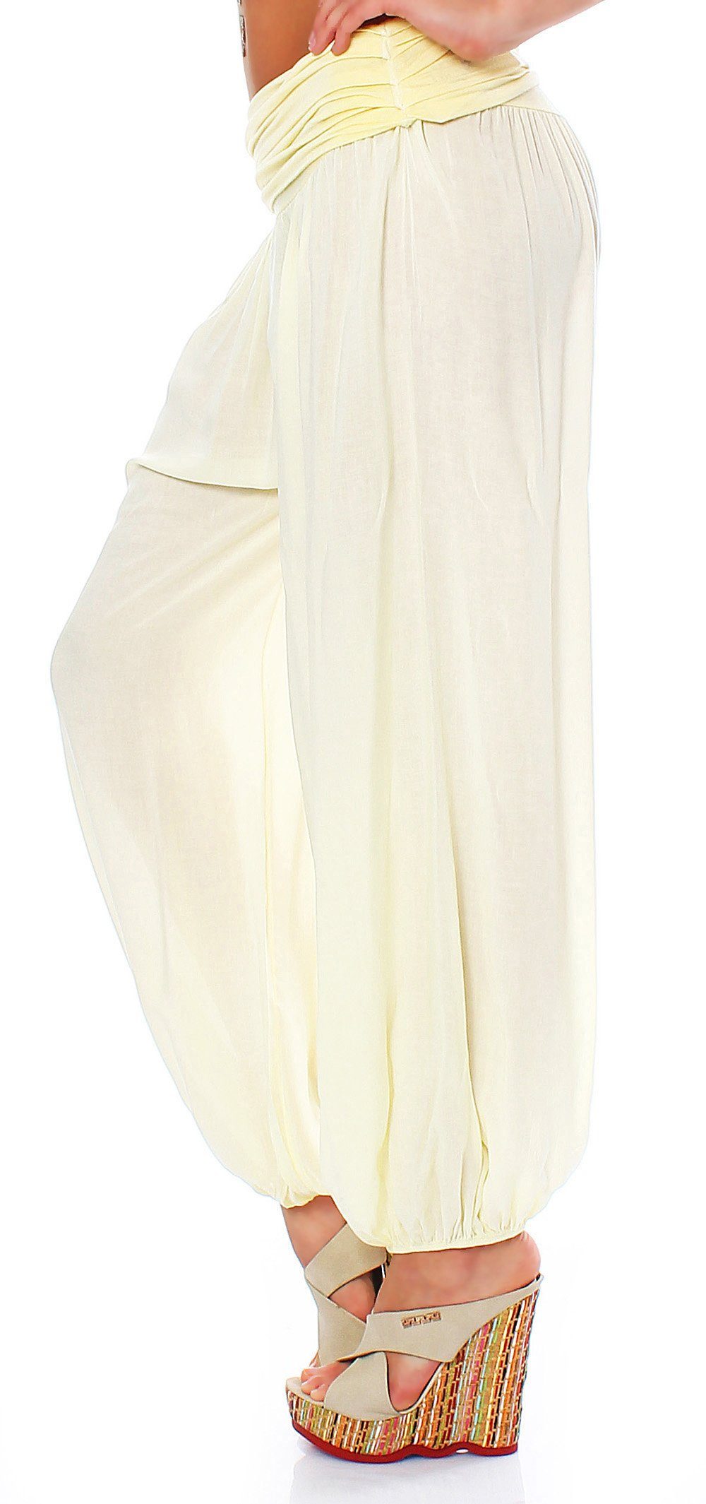 malito more than fashion Haremshose malito Damen Pumphose in Uni Farben, Ha günstig online kaufen