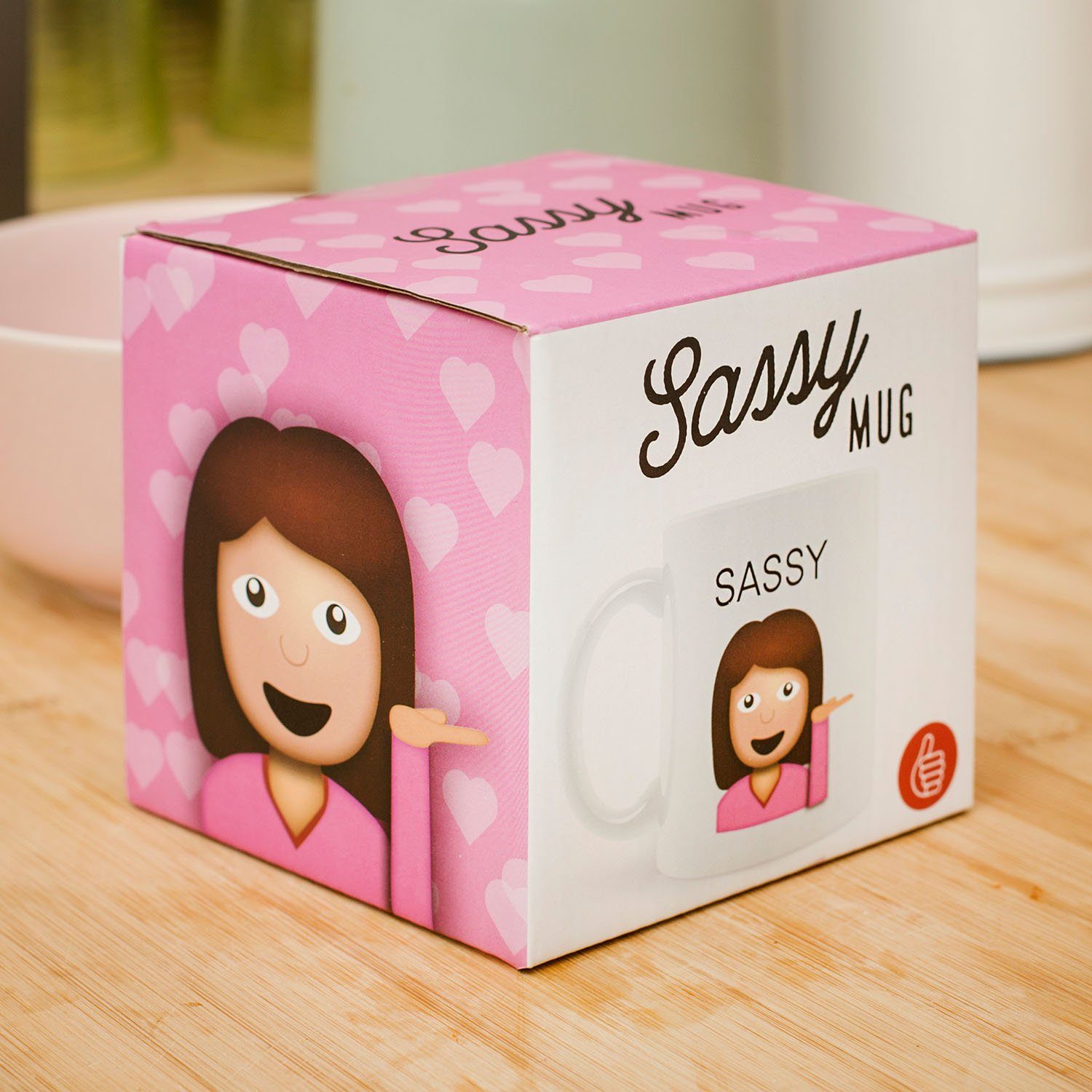 Thumbs Up Tasse Mug", Tasse Keramik "Sassy