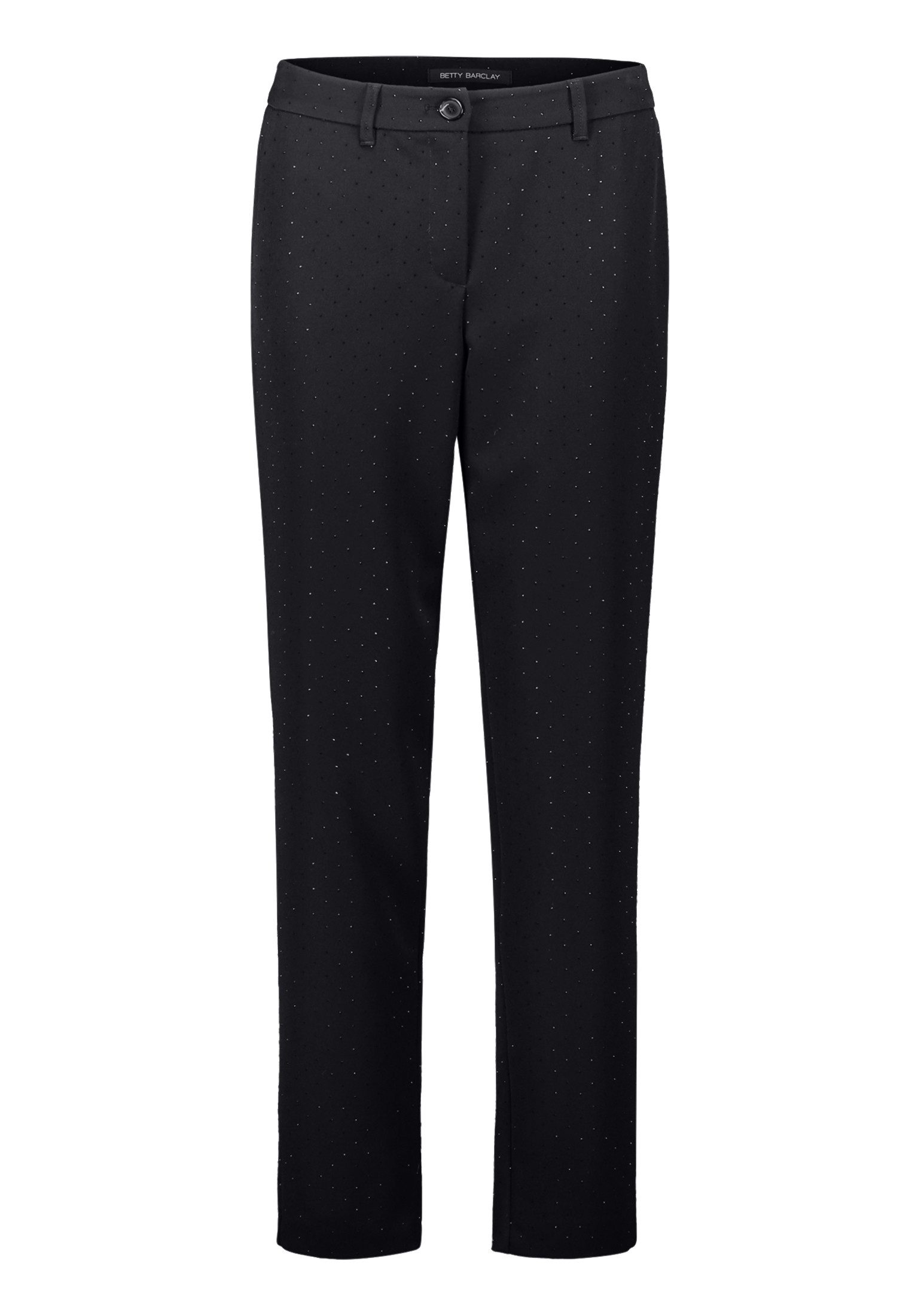 Bügelfaltenhose Damen im Glitzer-Look