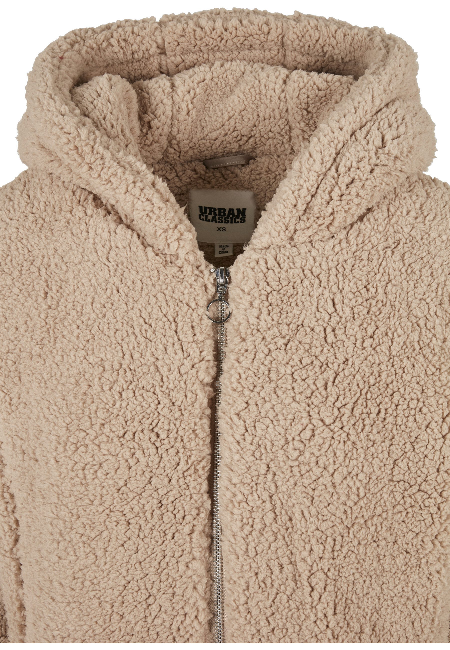 URBAN CLASSICS Langmantel Urban Classics Damen Ladies Sherpa Jacket