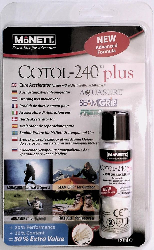 Klebstoff McNett Cotol-240 plus, Aushärtungsbeschleuniger für SeamGrip