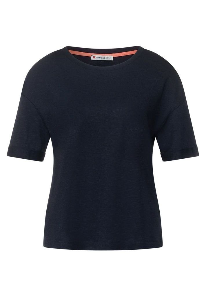 [Versand täglich außer an Feiertagen] STREET ONE T-Shirt deep blue