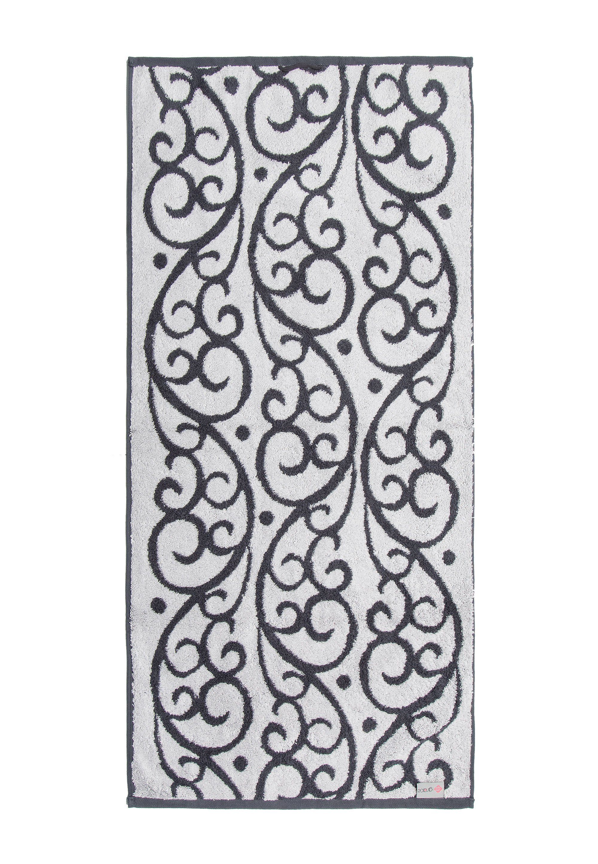 grace grand spa Duschtuch Akanthus, (1-St), mit tollem Akanthus-Muster