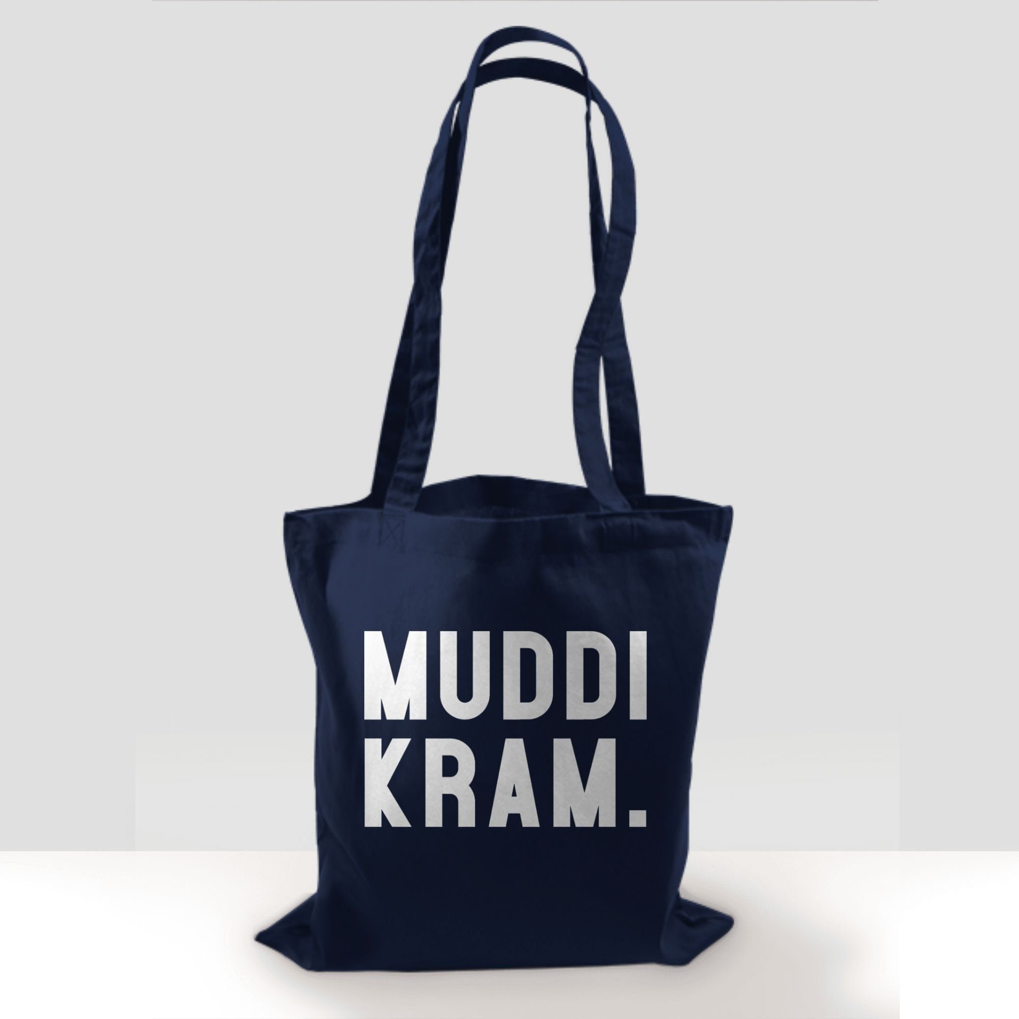 Kram, Muttertagsgeschenk Umhängetasche Blau Navy 3 Muddi Shirtracer