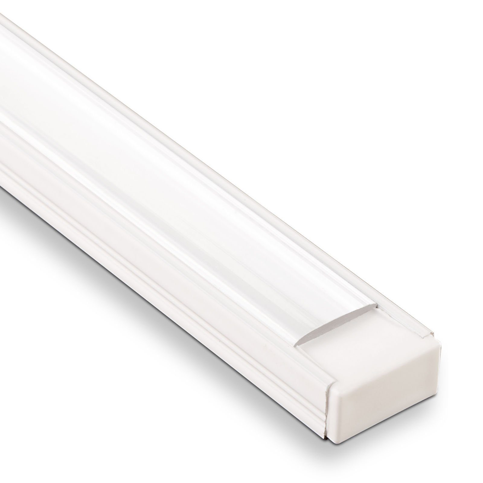 SO-TECH® LED-Stripe-Profil Endkappenset für Led Aufbau - Profil-11 weiß