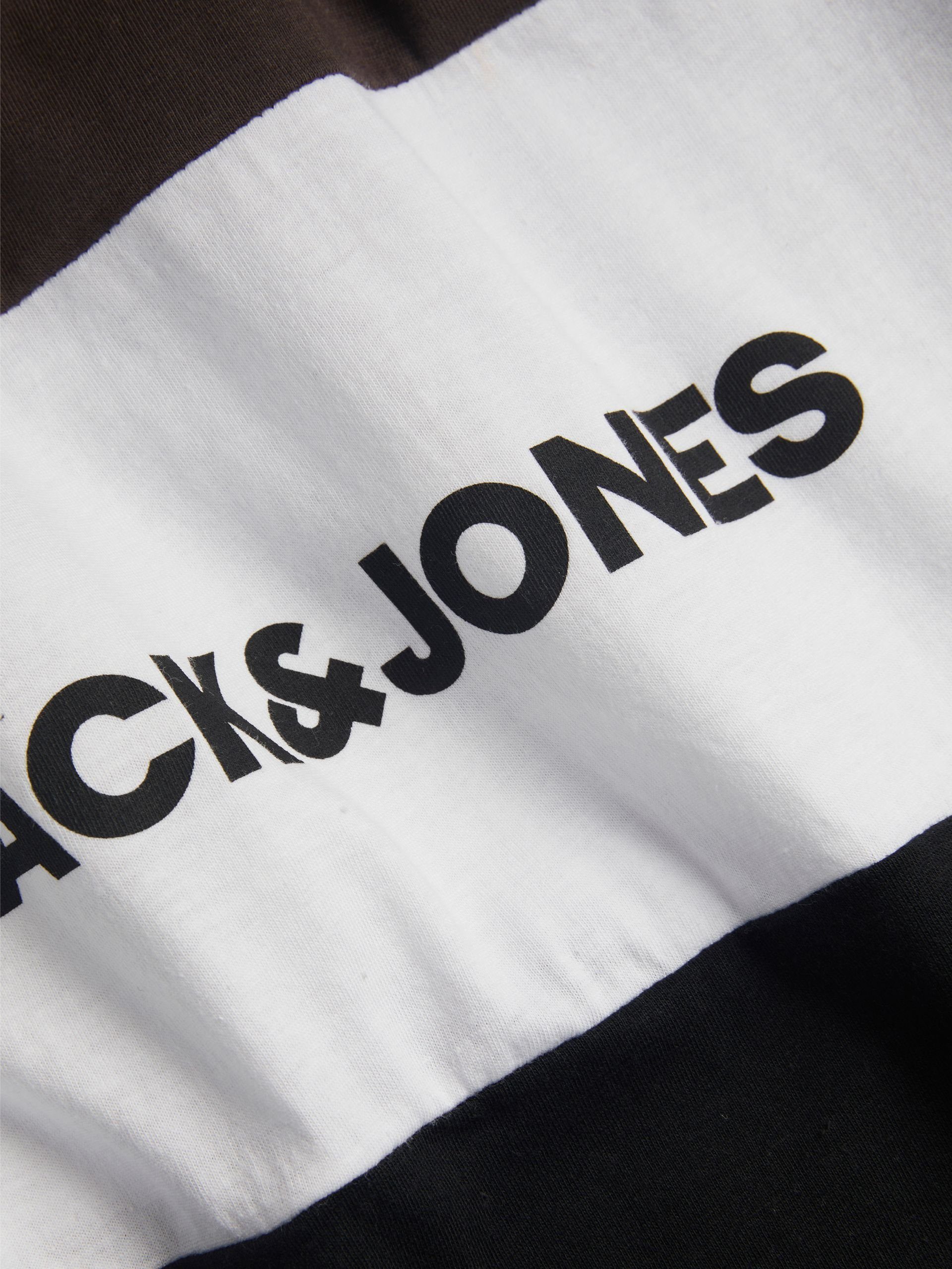 T-Shirt TEE JNR Jack & JJELOGO mulch Jones Junior BLOCKING