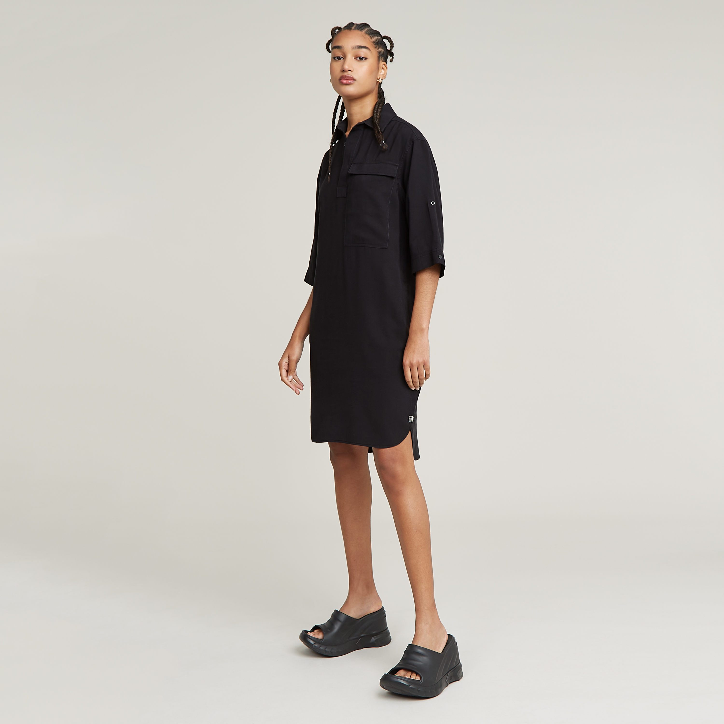 G-STAR Shirt Dress with roll-up sleeves