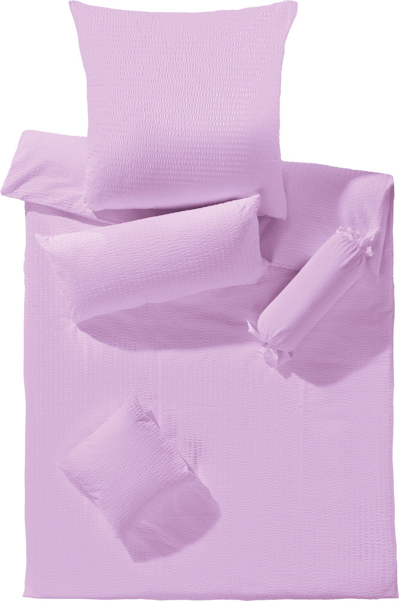 Erwin Müller Bettwäsche Bettwäsche "Rosenheim", Seersucker, günstig online kaufen