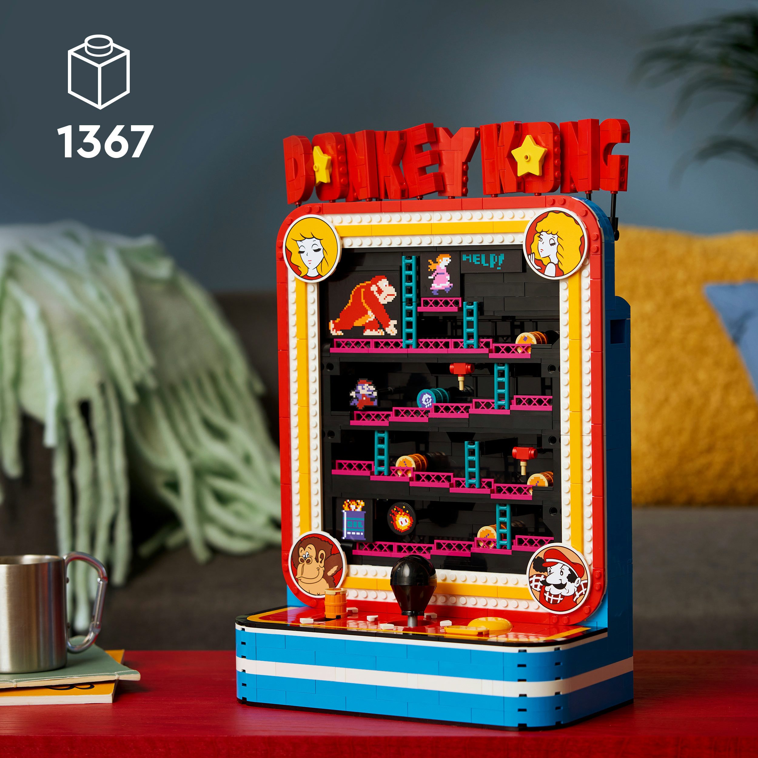 LEGO® Donkey Kong Arcade (72051), LEGO Super Mario Konstruktionsspielsteine, (1371 St), Made in Europe