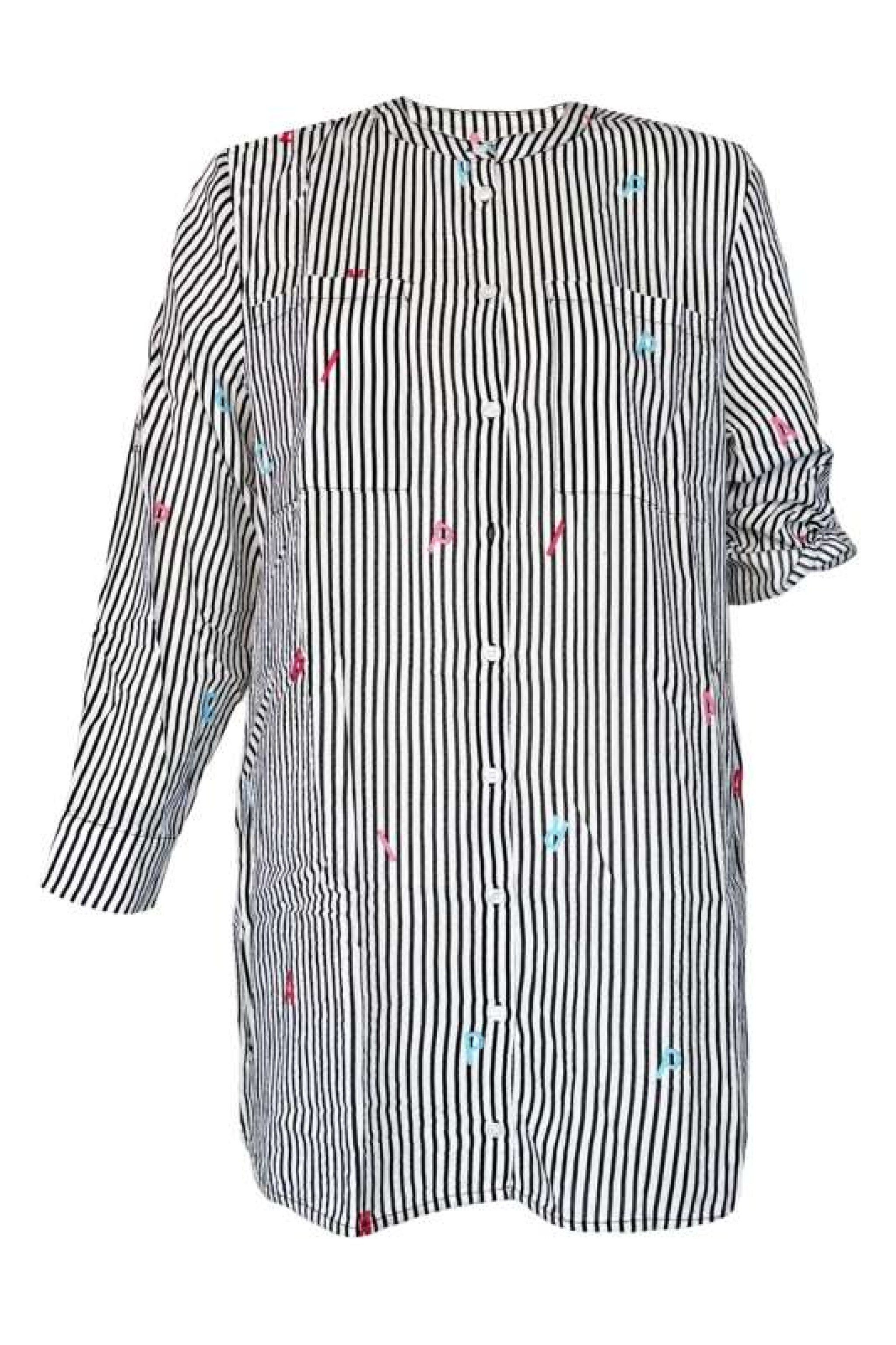 Kenny S. Klassische Bluse STREIFENBLUSE