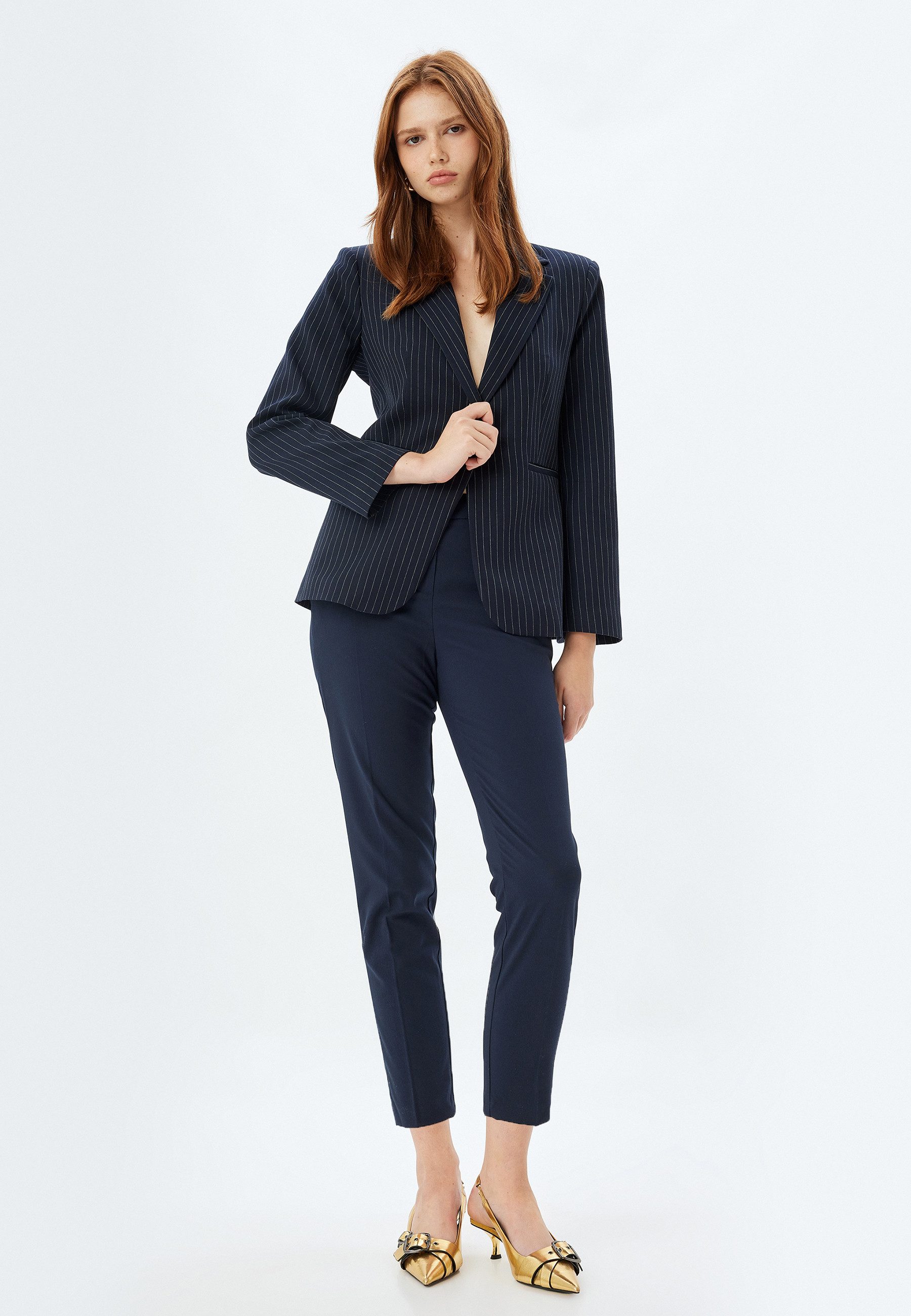 Koton Anzughose Normale Leibhöhe Cigarette