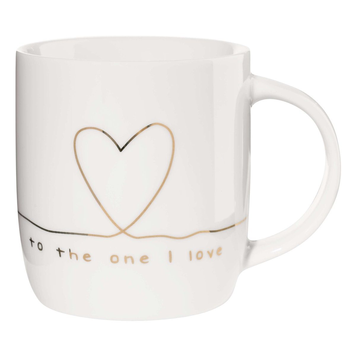 Becher XMAS Henkelbecher to the one I love 0,35 l