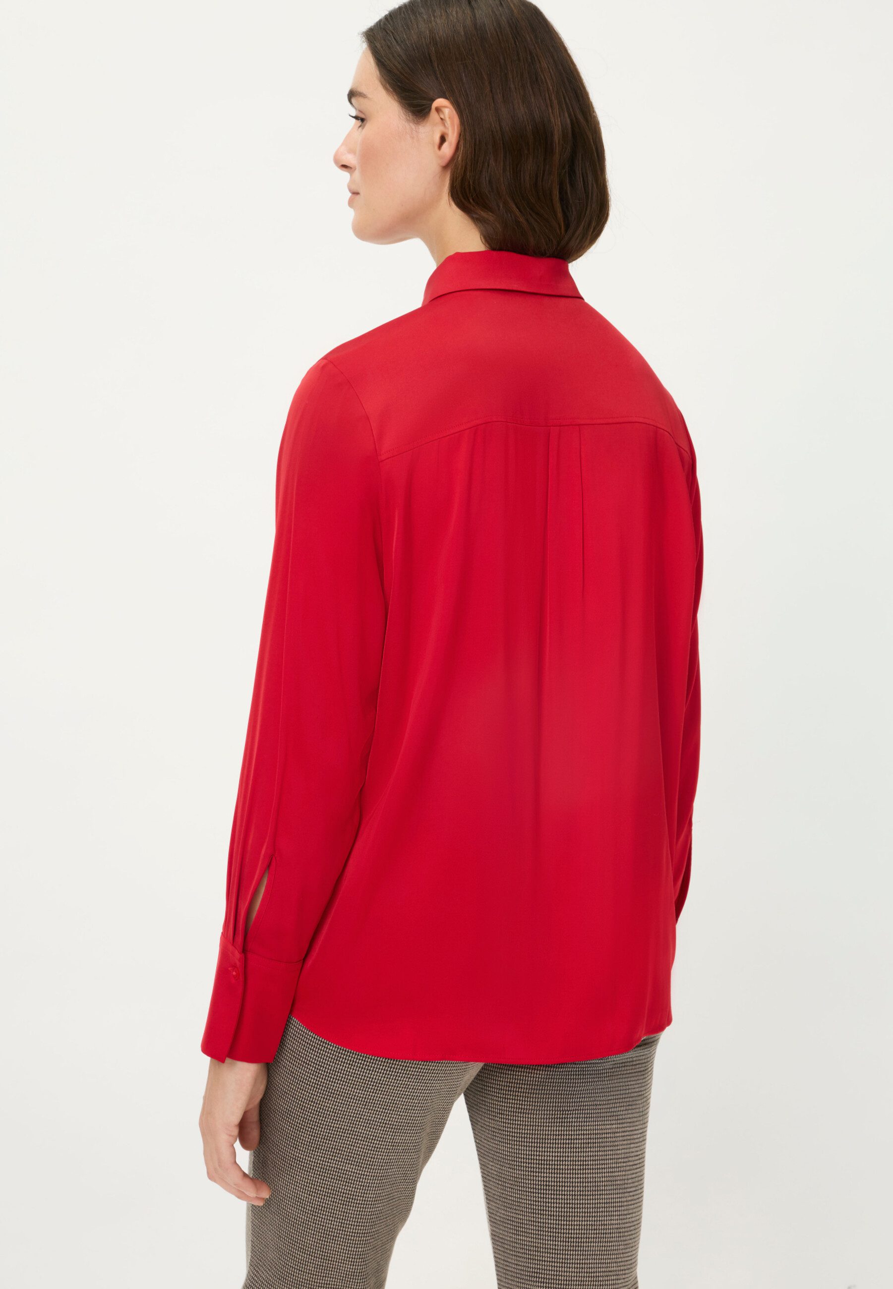 Olsen Hemdbluse Bluse mit Hemdkragen günstig online kaufen