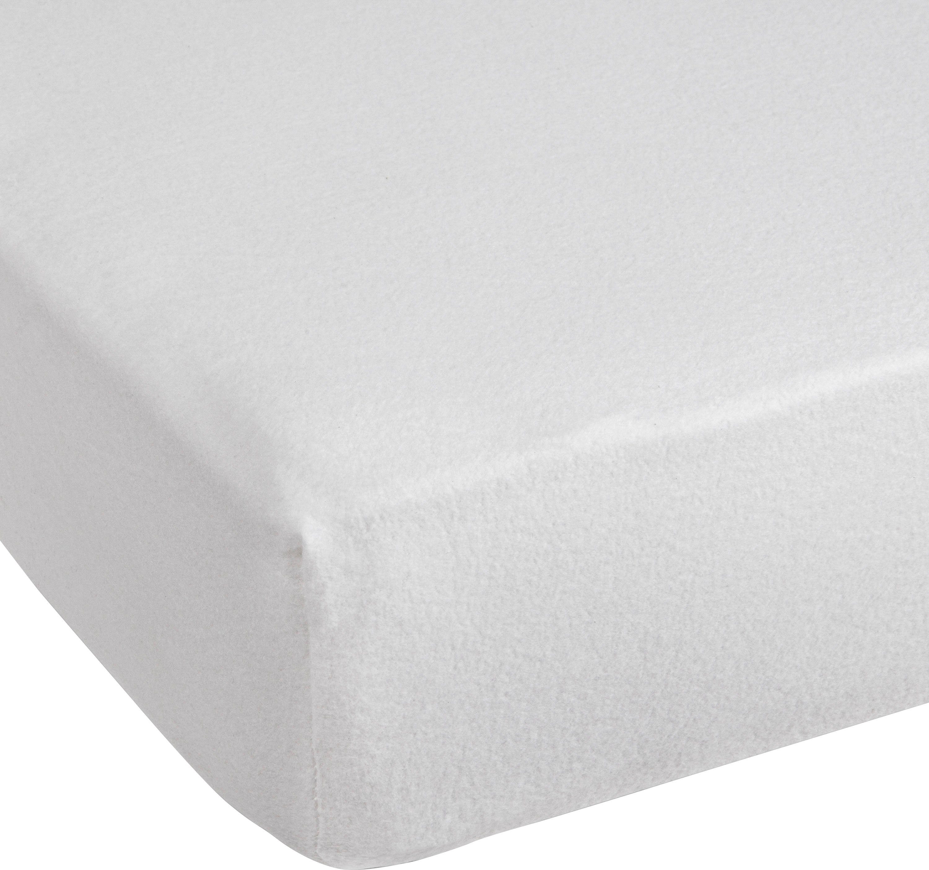 good morning Spannbettlaken Molton, Molton, Gummizug: rundum, (1 Stück), Molton, Rundumgummi, bis 25cm Matratzenhöhe