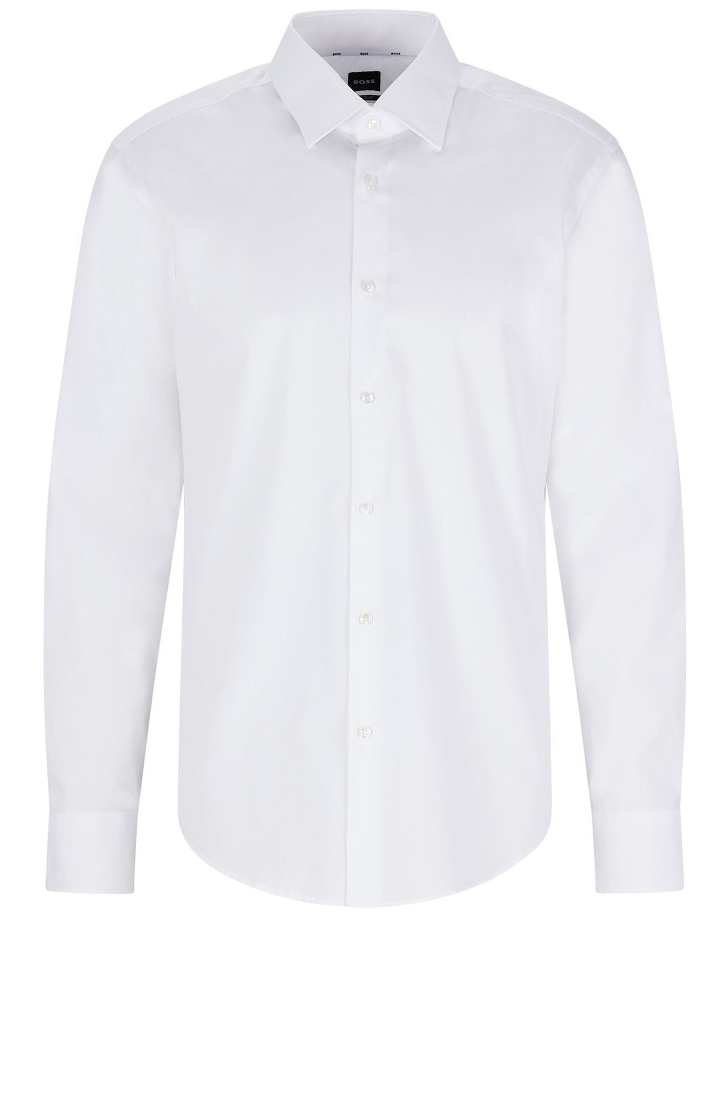 BOSS Langarmhemd H-Joe-kent (1-tlg) Weiß (100) | Hemden