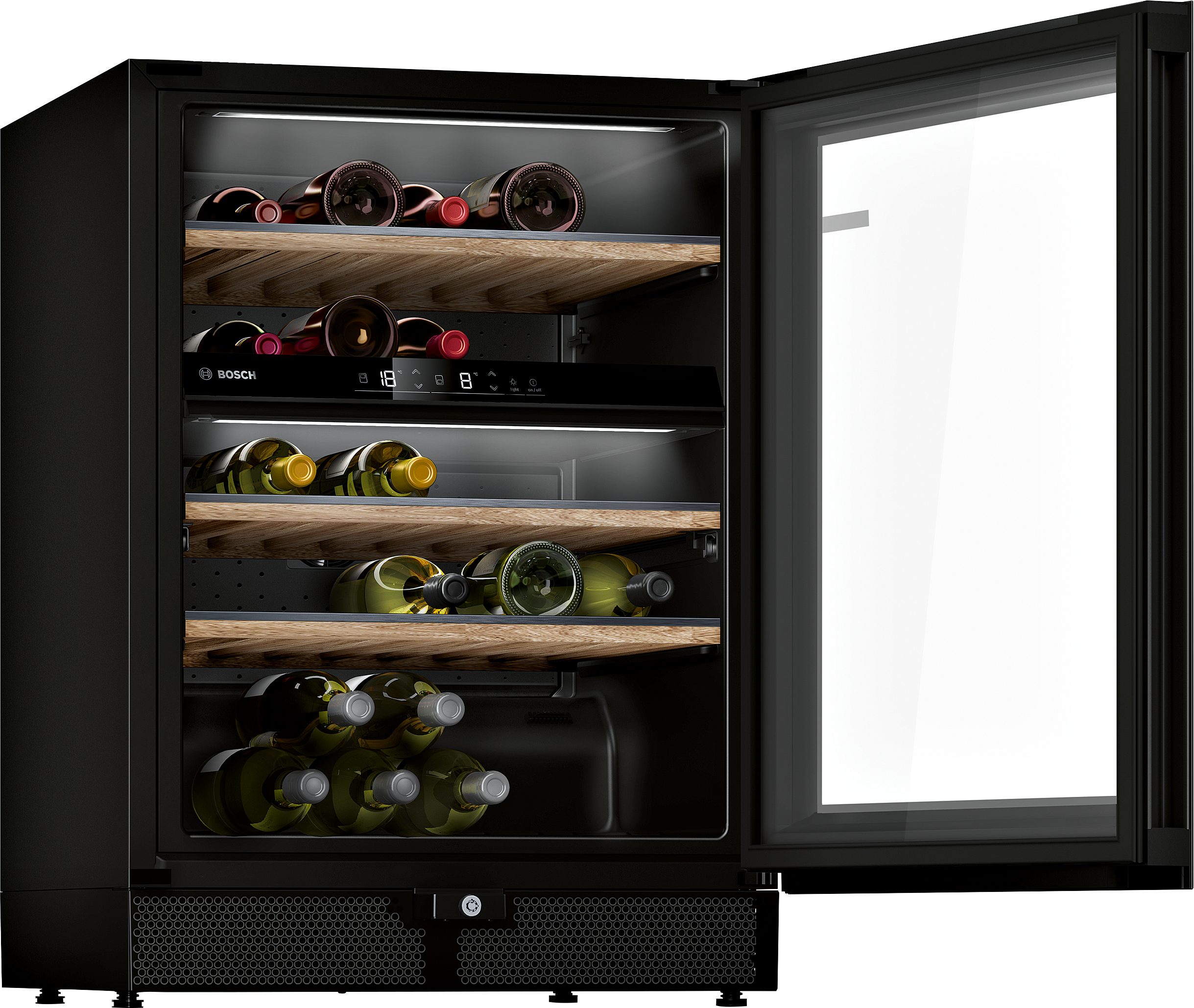 BOSCH Weinkühlschrank KWK16ABGB, für 44 Standardflaschen á 0,75l
