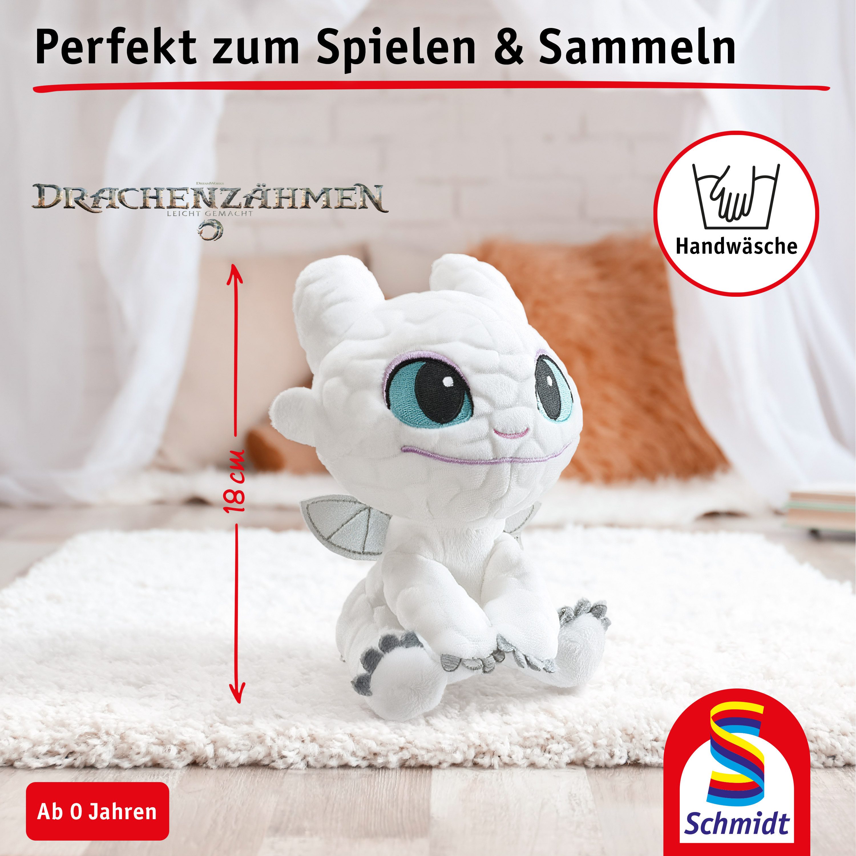 Schmidt Spiele Plüschfigur Dragons, Tagschatten 18 cm