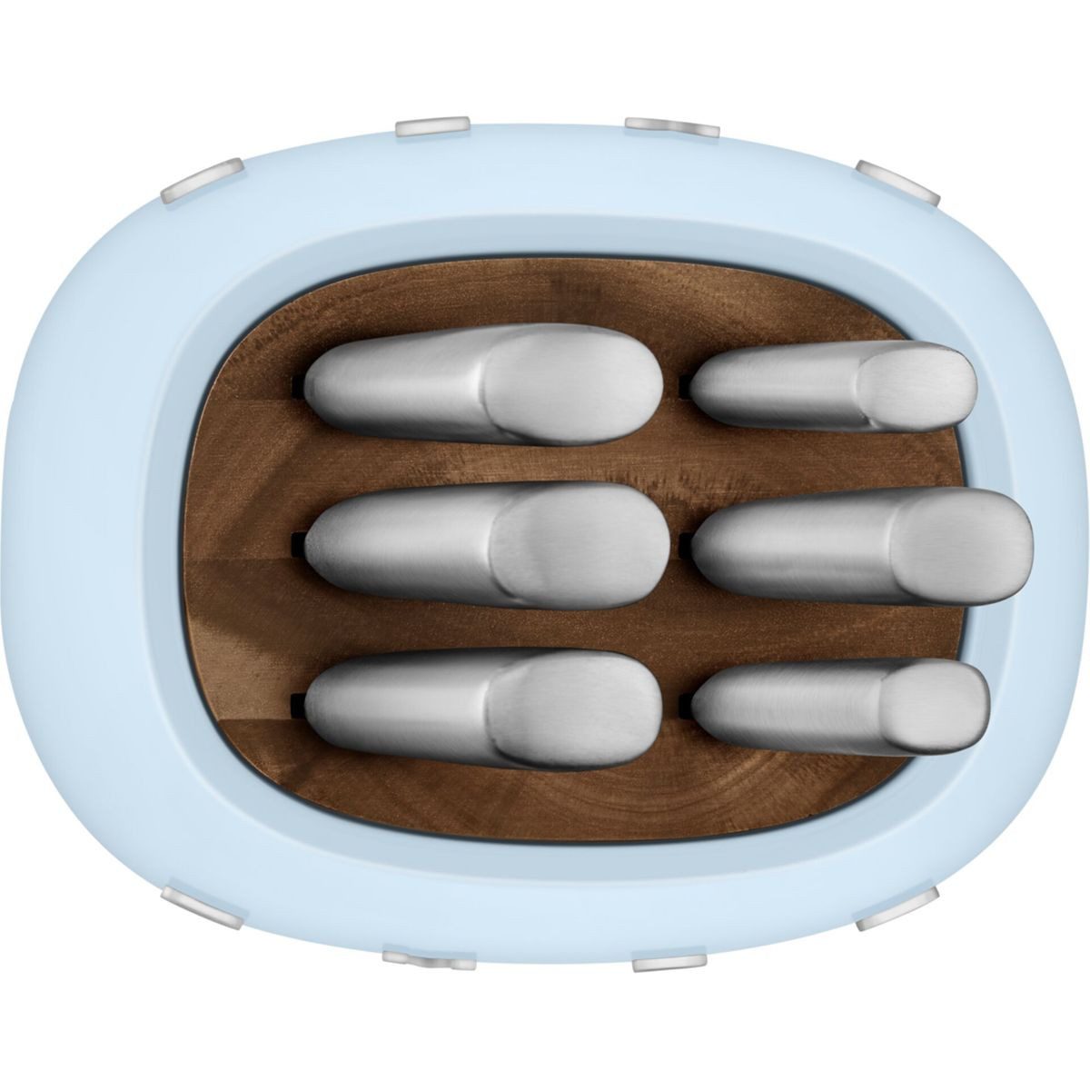 Smeg Zubereitungsmesser KBSF02PB Messerblock-Set Pastellblau – Bild 3 von 5