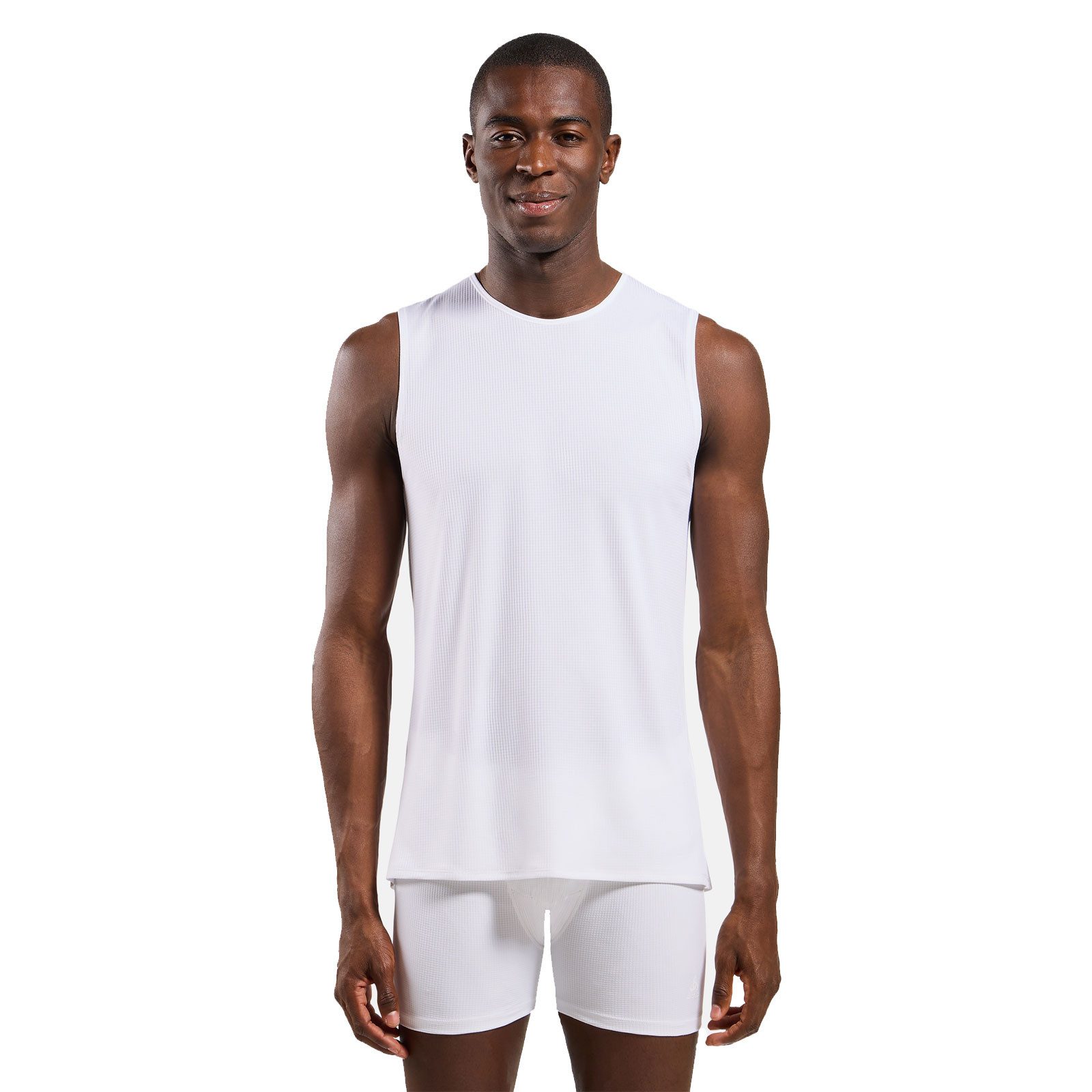 Odlo Funktionsshirt Active Light Träger-Shirt 141522-10000 Ärmelloser Active Light Base Layer mit Rundhalsausschnitt