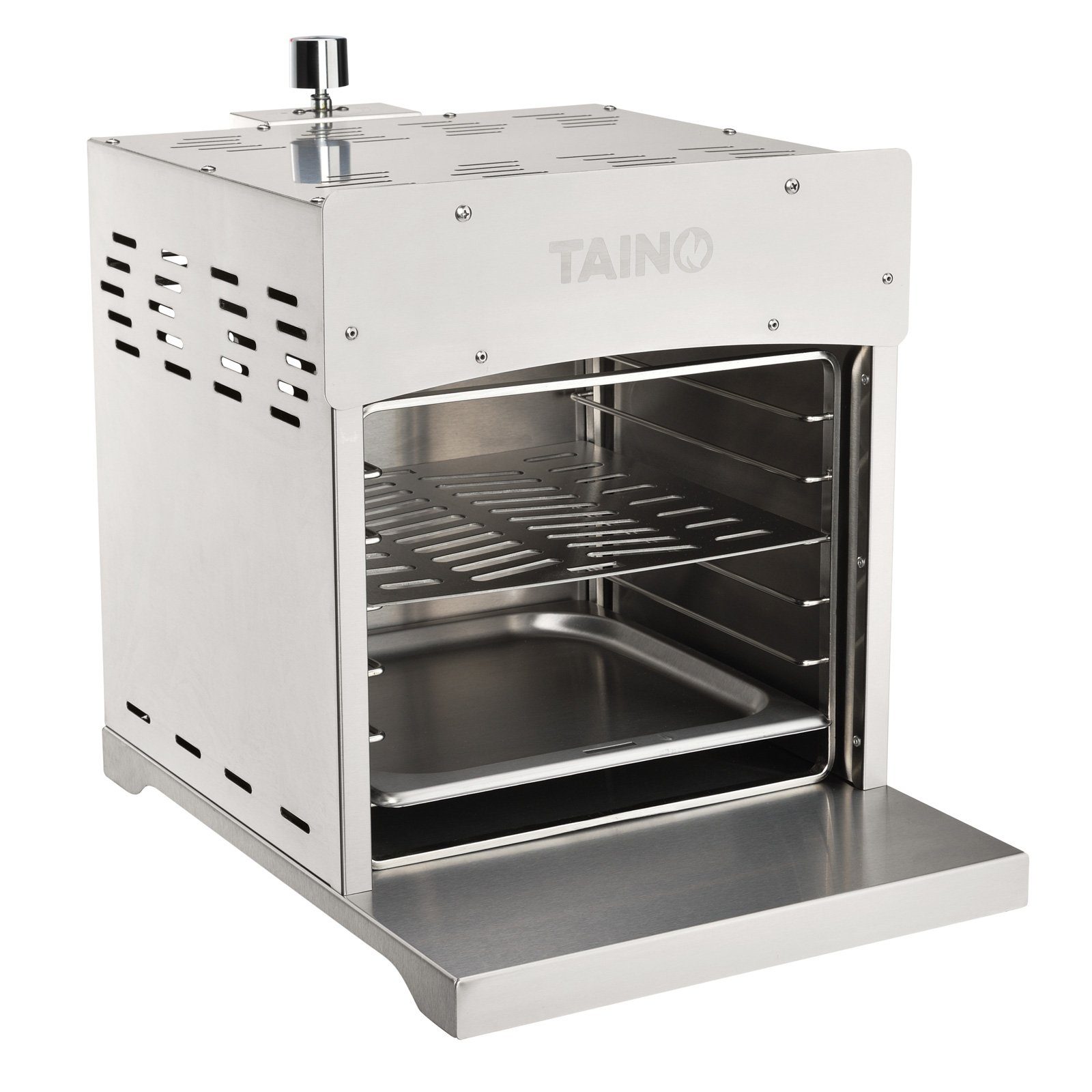 TAINO Gasgrill Oberhitzegrill, Hochleistungsgrill, bis 800°C, inkl. Fettauffangschale