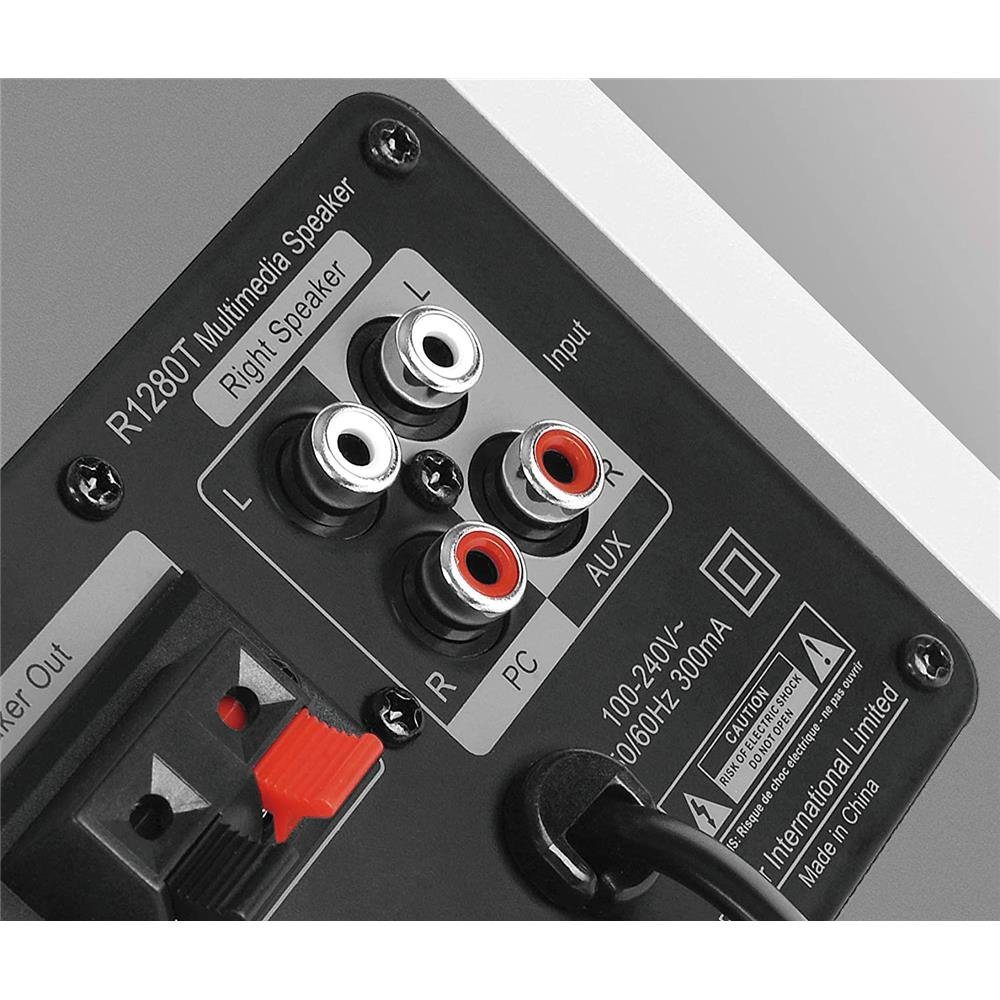 R1280T Edifier® (42 W, Weiß Regal-Lautsprecher Stereo Fernbedienung)