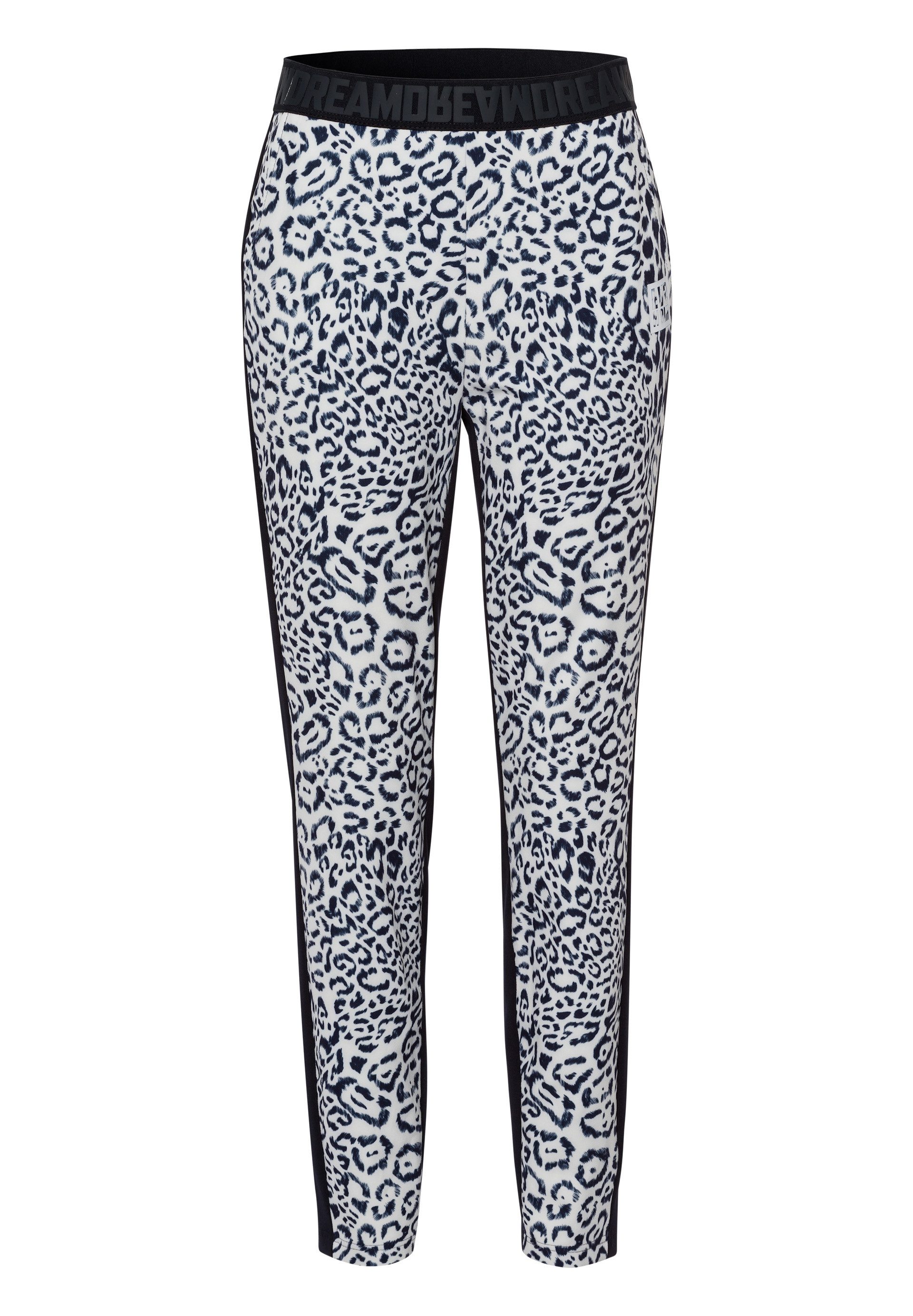 TUZZI Stoffhose mit glossy Rundum-Wordingprint günstig online kaufen