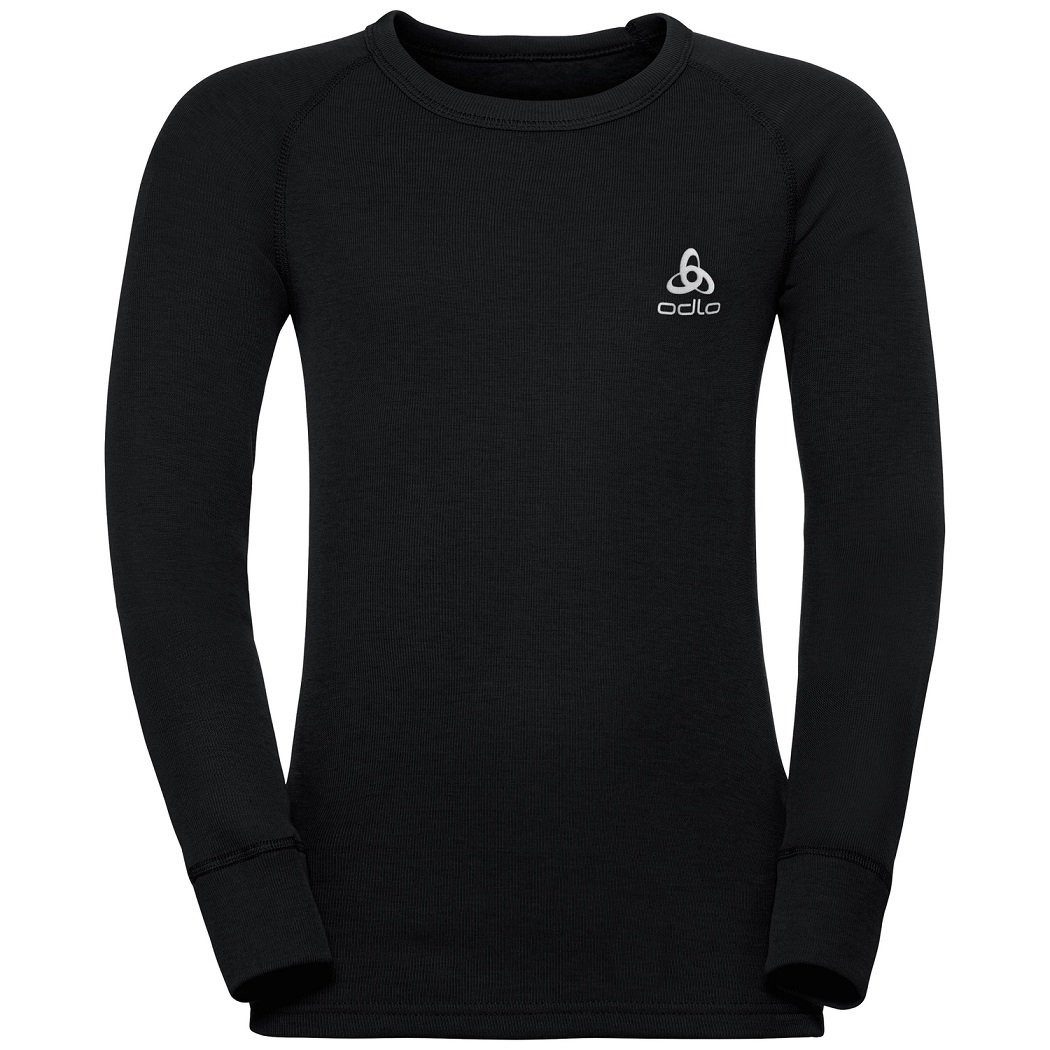 Odlo Langarmshirt Active Warm (warm, weich, Innenseite angeraut) Unterwäsche schwarz