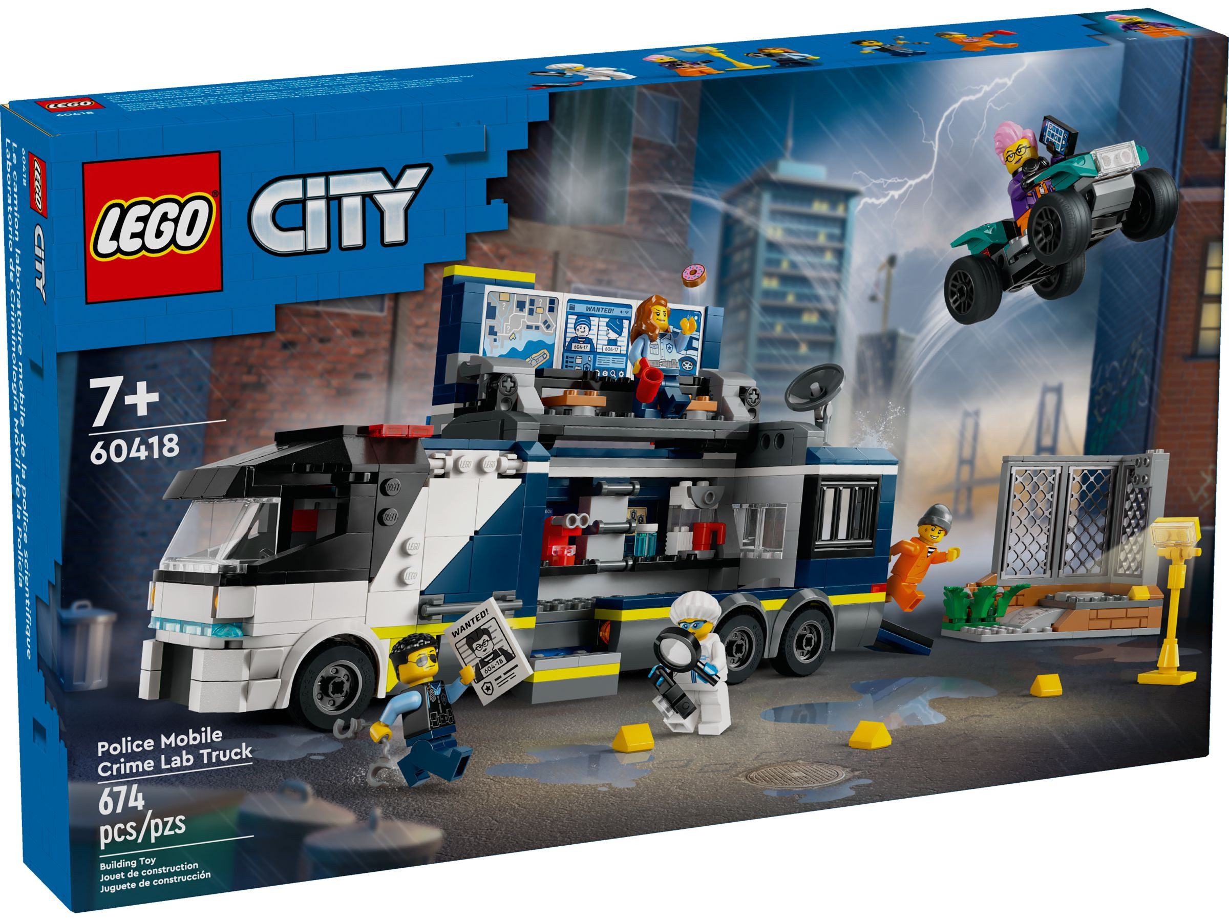 LEGO® LEGO® City 60418 Polizeitruck mit Labor Spielbausteine