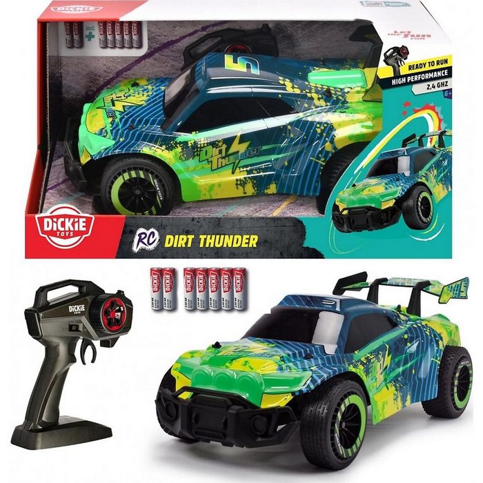 Dickie Toys Spielzeug-Auto Go Crazy RC Dirt Thunder RTR
