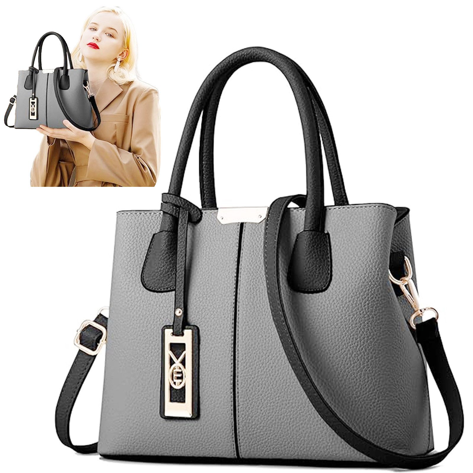 Henkeltasche Handtasche Umhängetasche Tragetasche Aktentasche