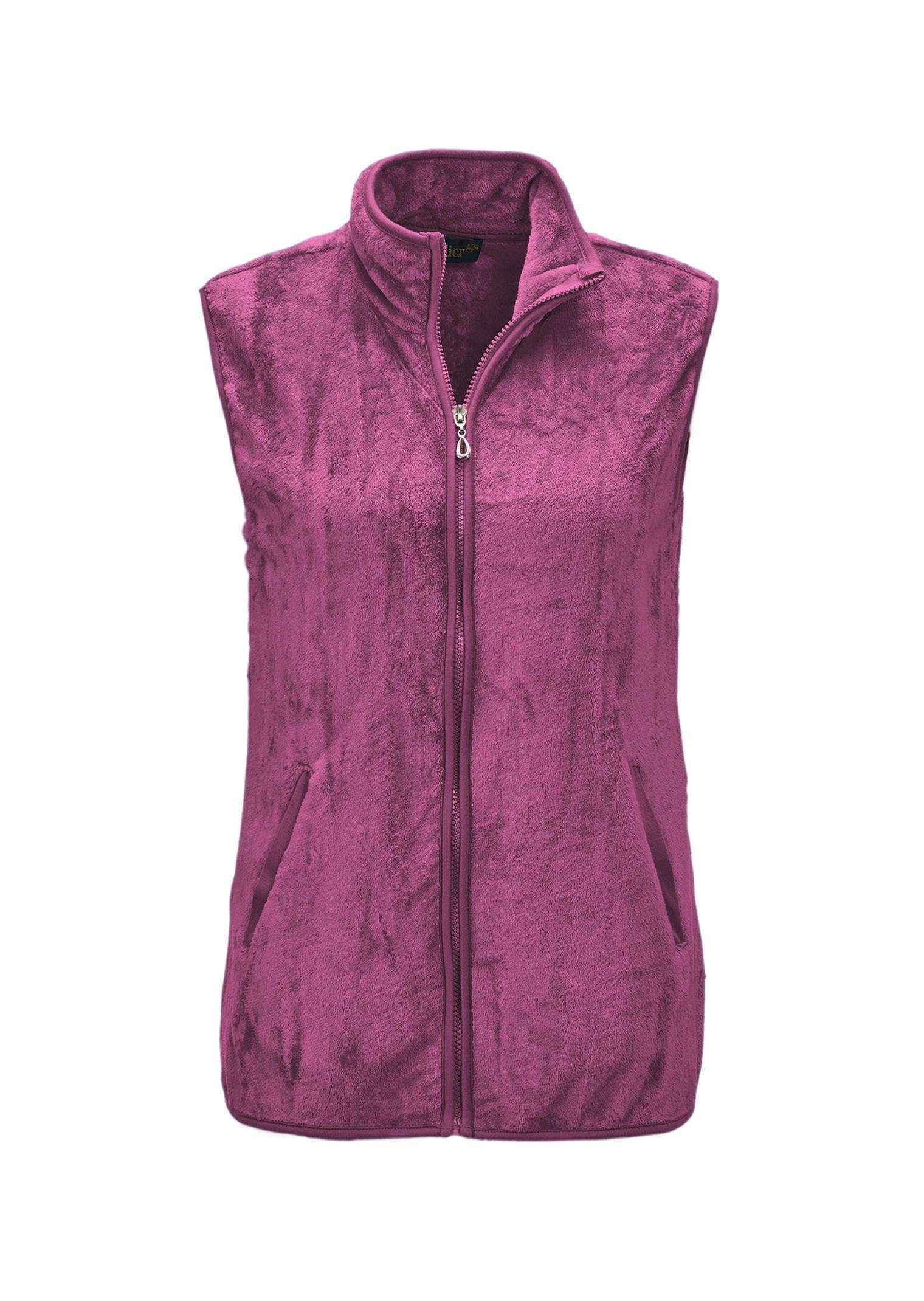 GOLDNER Kurzweste Teddy-Weste aus flauschigen Fleece günstig online kaufen
