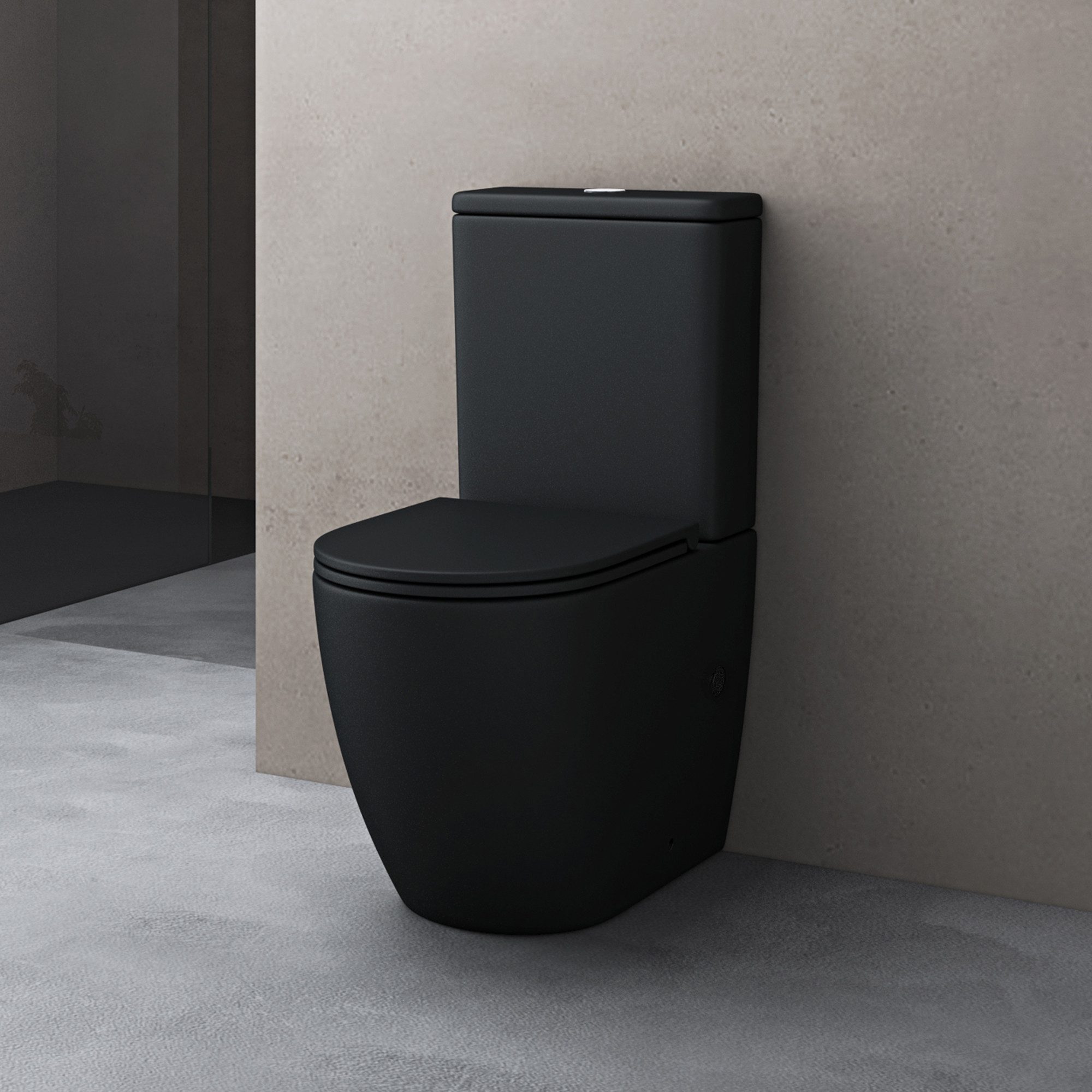 doporro Tiefspül-WC Stand-WC Design Toilette Silent-Close günstig online kaufen