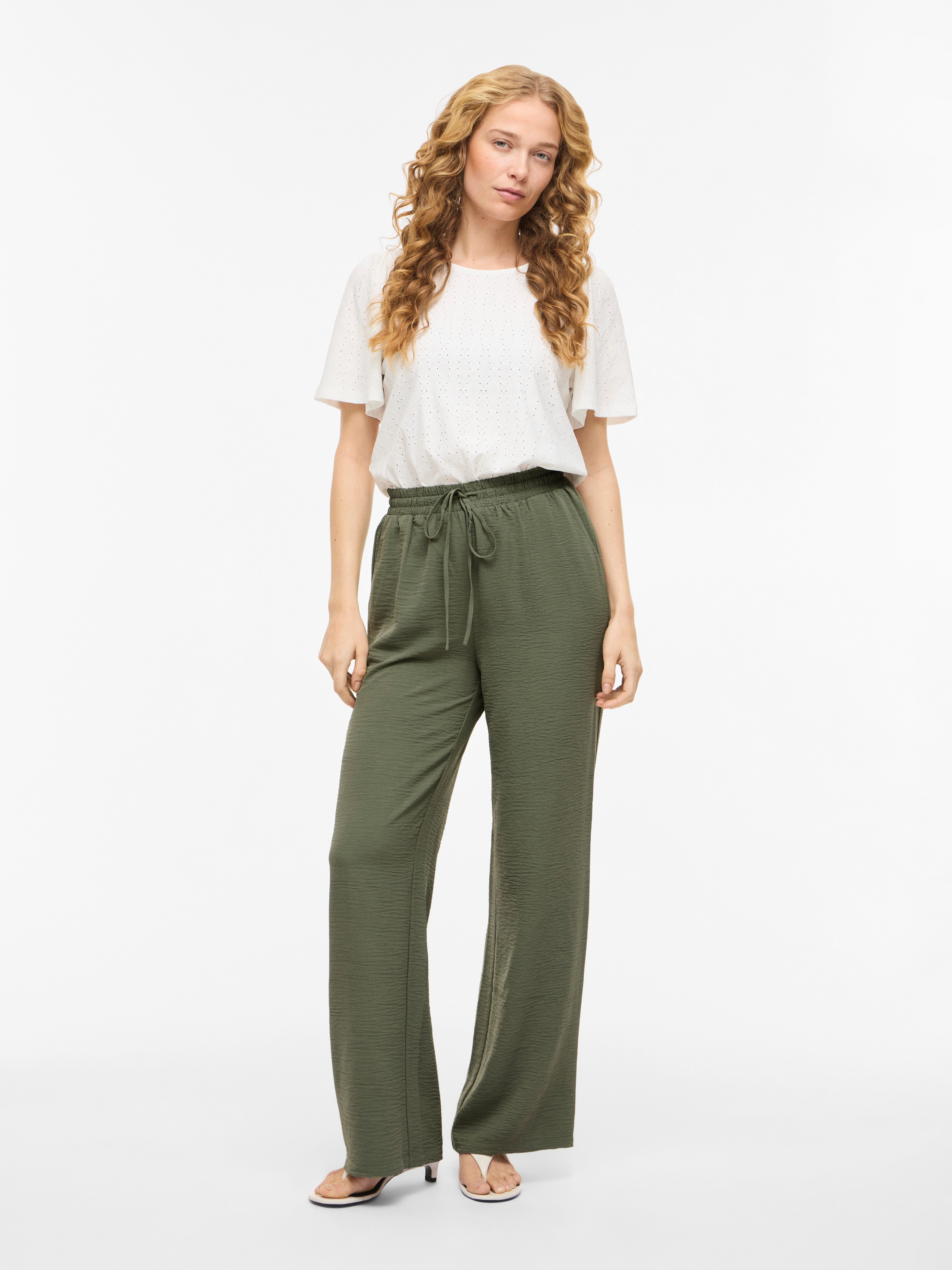 Vila Schlupfhose VIJOSA HW WIDE PANTS - NOOS Sommerhose