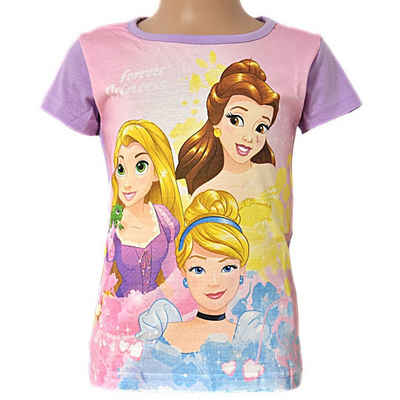 Disney Princess T-Shirt Mädchen Kurzarmshirt Gr. 92-116 cm