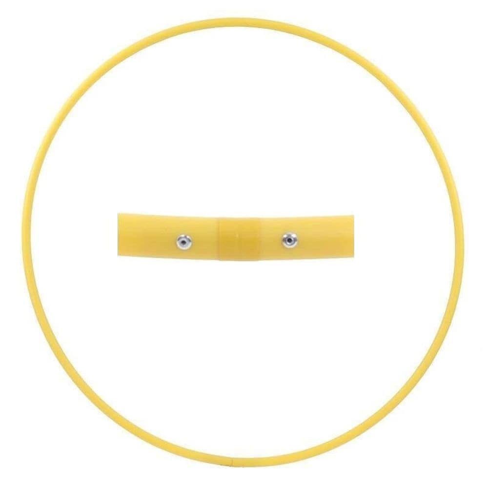 Hoopomania Hula-Hoop-Reifen Hula Hoop Rohling, HDPE-20mm, GELB, Durchmesser 60cm