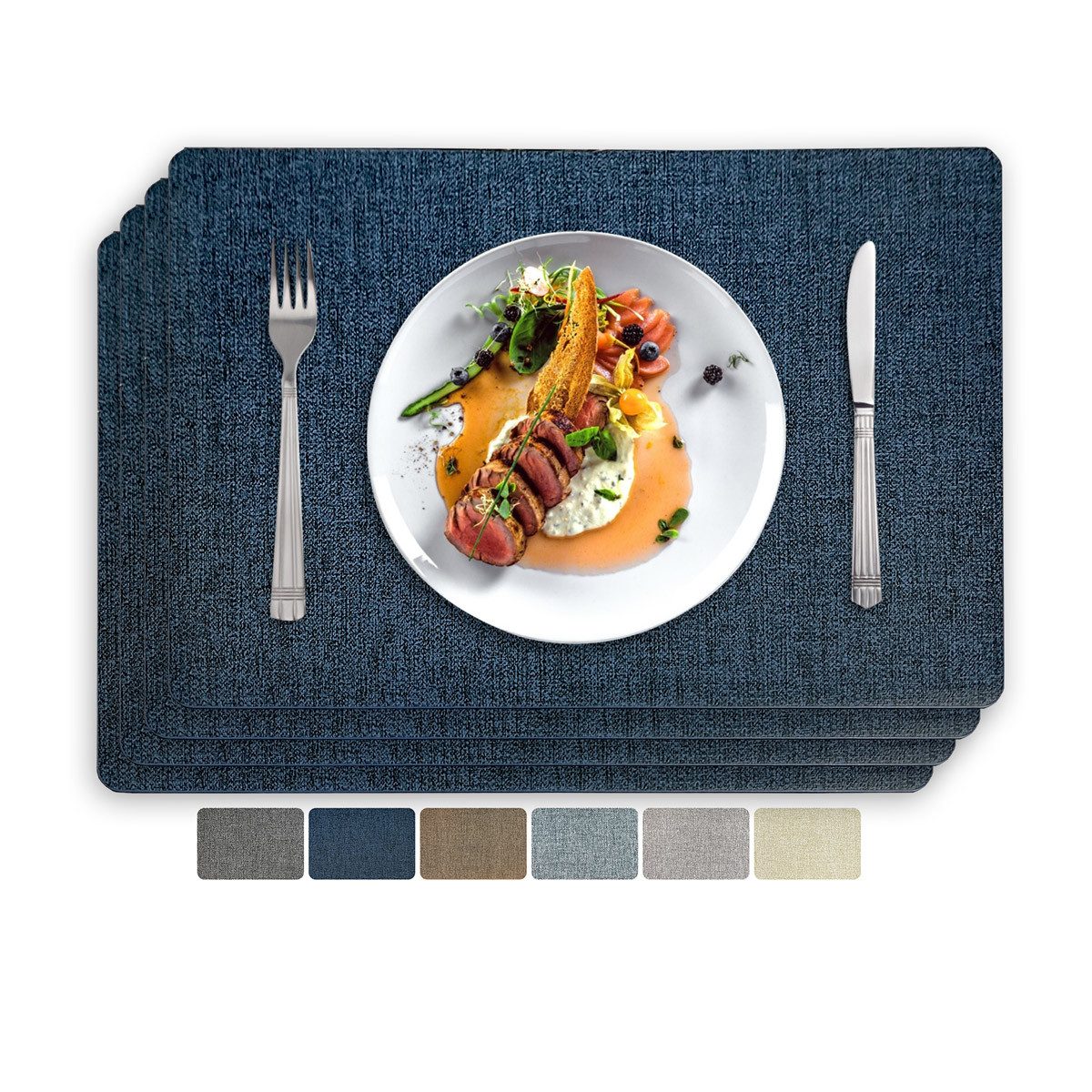 Vivi Idee Platzset Tischset Tischmatte Kunstleder, abwischbar wasserdicht A günstig online kaufen