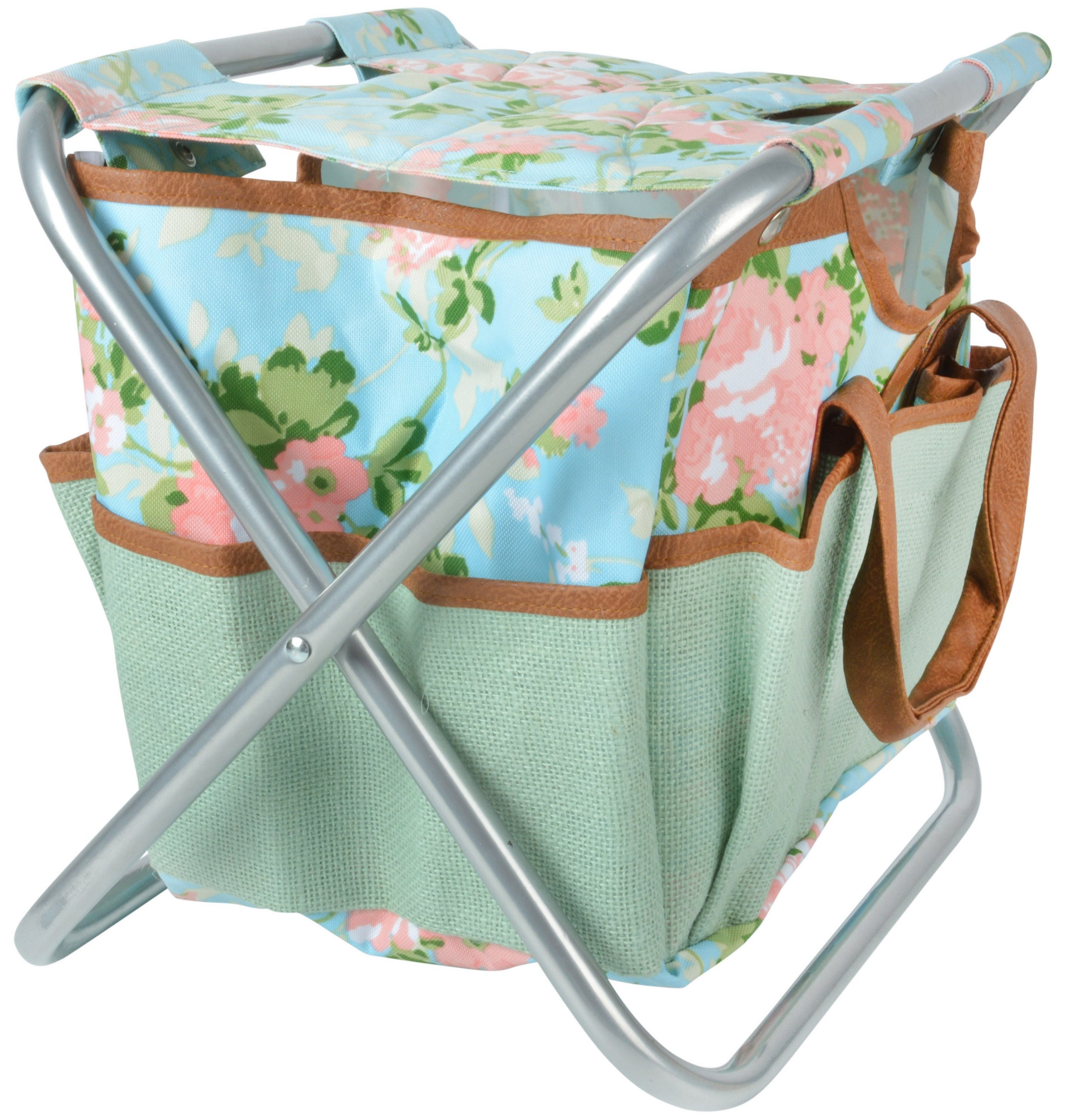 Gartenpflege-Set Garten Werkzeug Hocker Stuhl Geräte abnehmbare Tasche klappbar