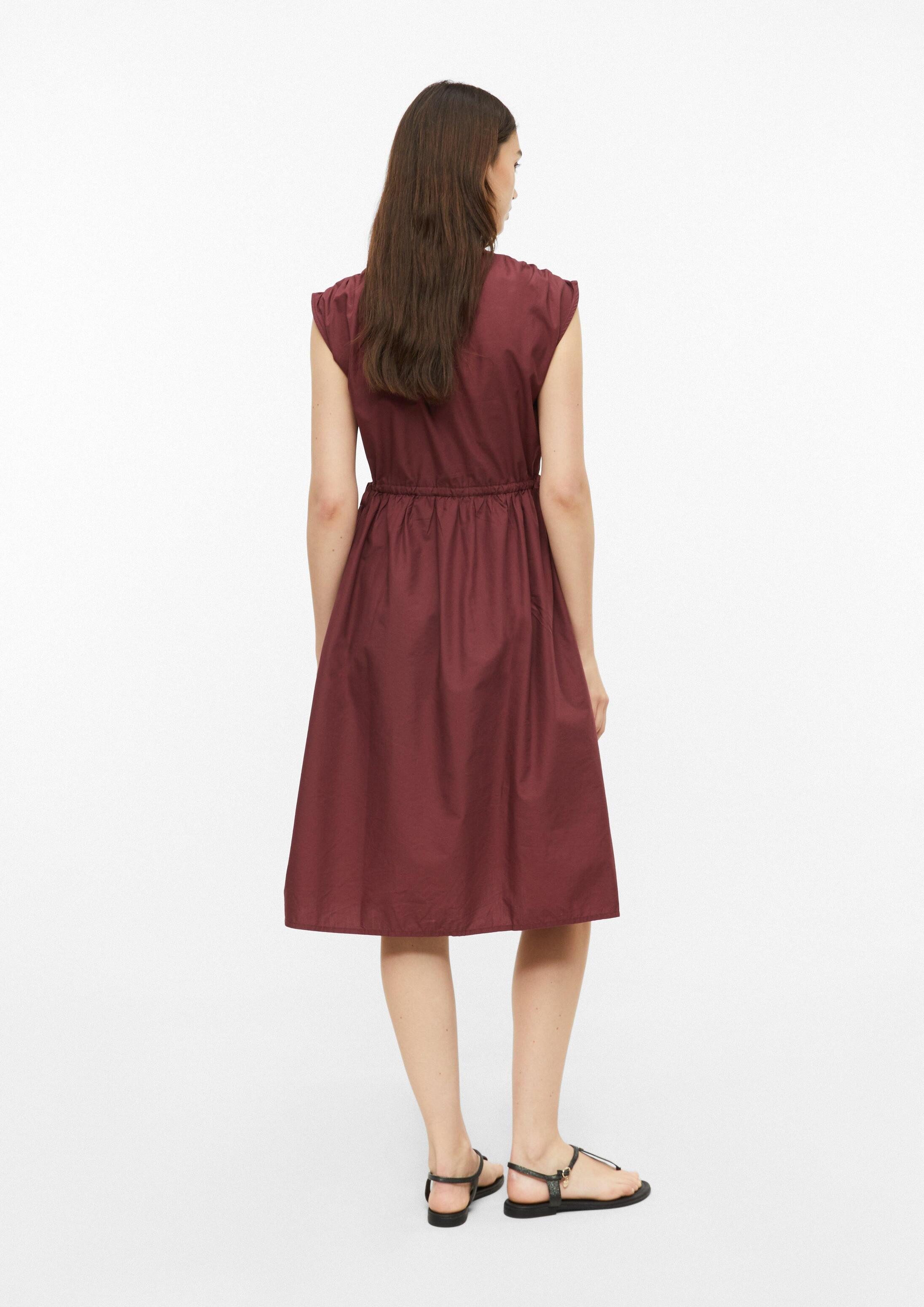 s.Oliver Midikleid Kleid Midi-Kleid mit regulierbarer Taille und Seitentaschen