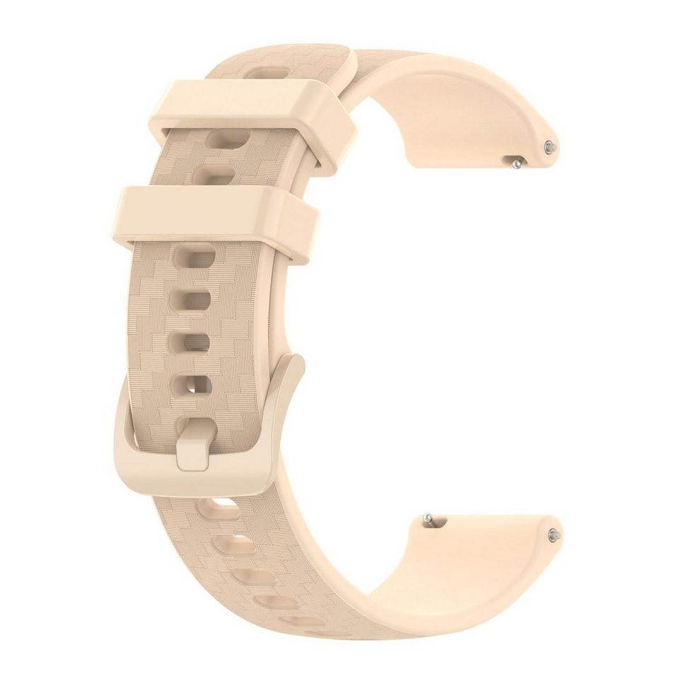König Design Smartwatch-Armband Garmin Vivomove Style 20mm, Armband für Garmin  Vivomove Style 20mm - Uhrenarmband Ersatz Armband Band Loop Beige
