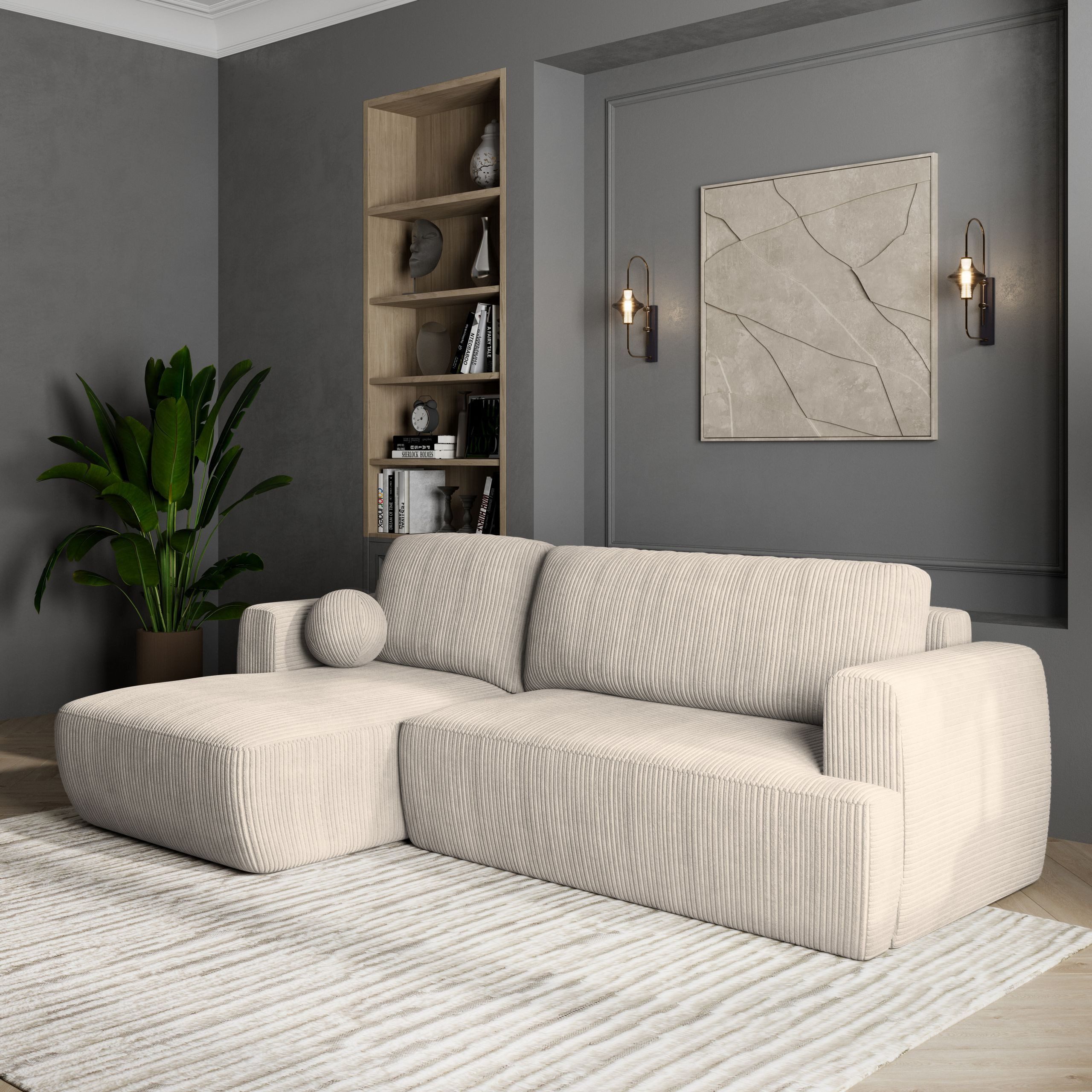 Masseno Ecksofa SENTI mit Schlaffunktion L-Form, günstig online kaufen