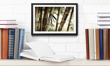 WandbilderXXL Bild mit Rahmen Bamboo Forest, Bambuswald, Wandbild, in 4 Größen erhältlich