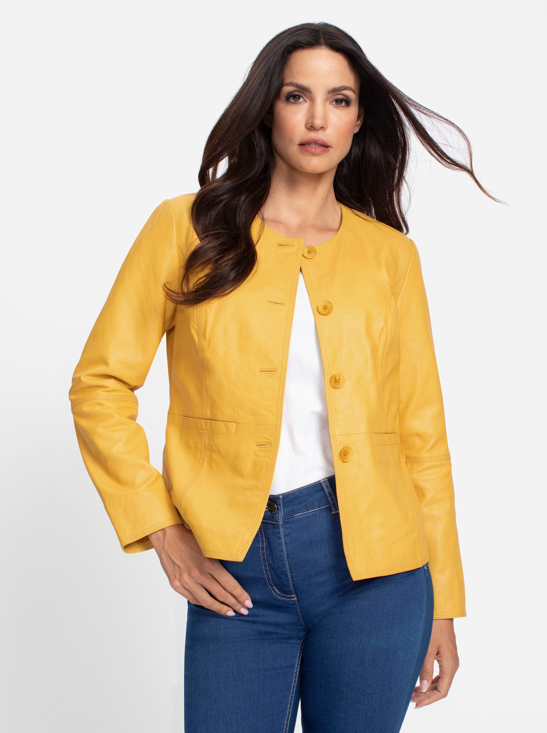 heine Allwetterjacke Lederjacke günstig online kaufen