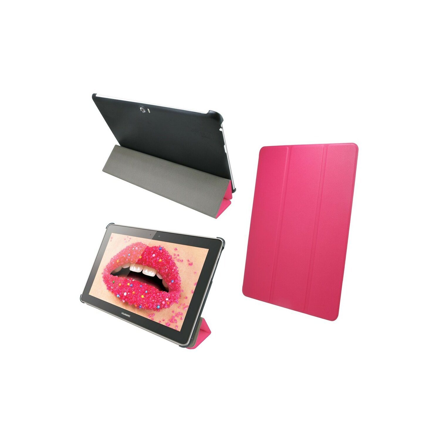 cofi1453 Tablet-Hülle Buchtasche BOOK-Style Zubehör Hülle für Huawei MediaPad 10 FHD (10.1)