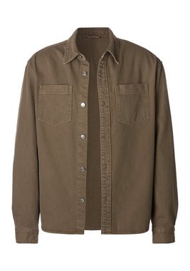 John Devin Hemdjacke, weites Overshirt aus Baumwolle, mit aufgesetzten Taschen