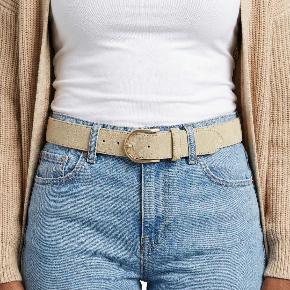 BELTINGER Ledergürtel Damen-Gürtel aus Veloursleder 3,5 cm - Velour-Ledergü günstig online kaufen