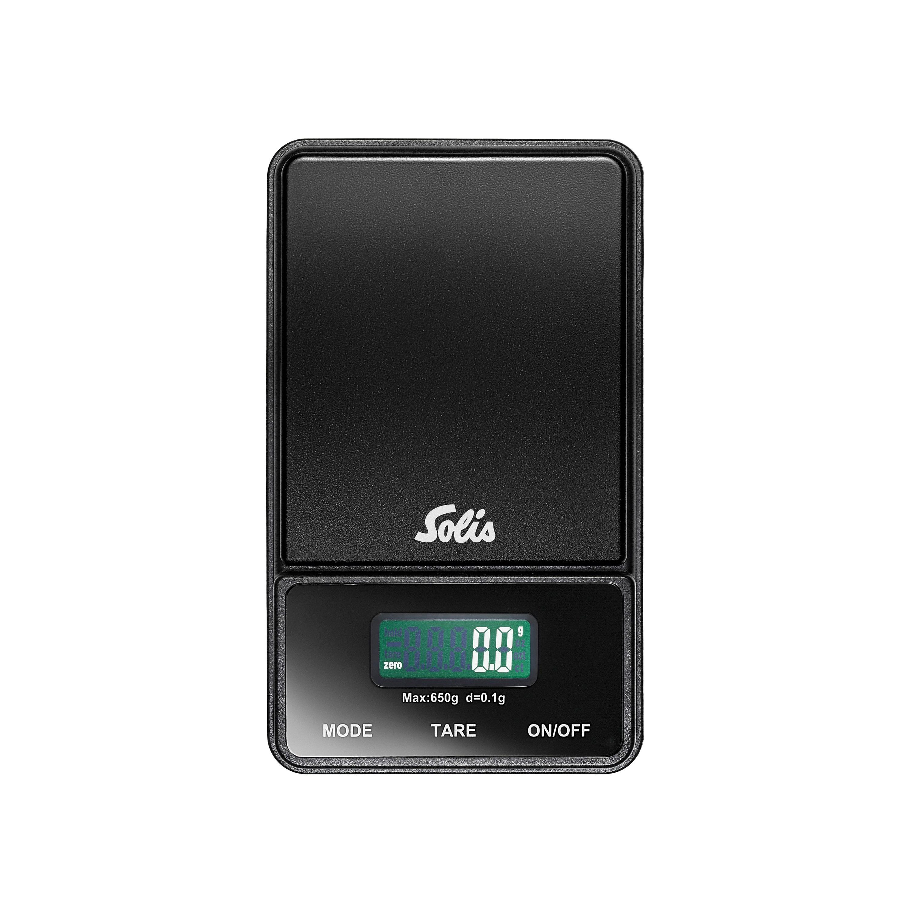 SOLIS OF SWITZERLAND Feinwaage Coffee Digital Scale, Type 1030, 0,1 - 650 g, Einheiten: Gramm, Unze, Karat, LCD Display