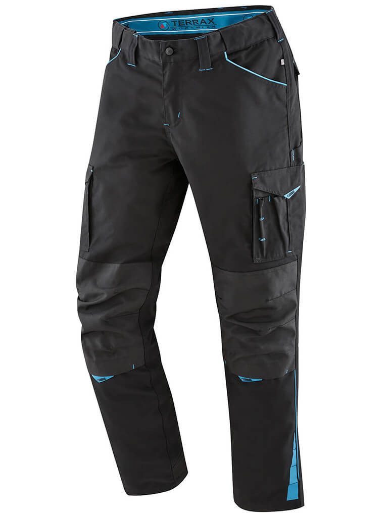 Terrax Workwear Arbeitshose Herren Arbeits-Bundhose in sportlicher Form mit reflektierende Details
