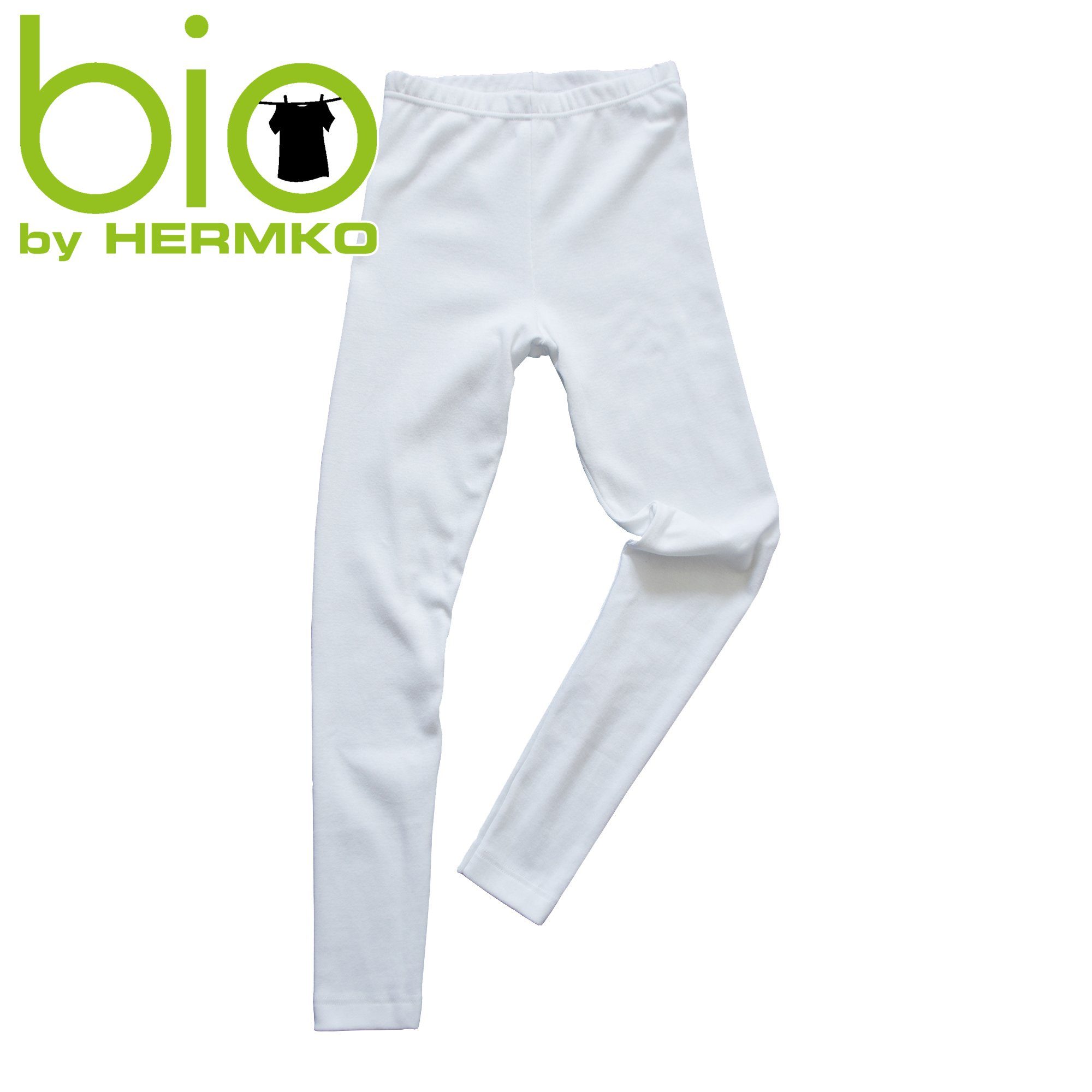 HERMKO Leggings 2720 (Pack, 3er) Kinder Legging, 100 % Bio-Baumwolle, Gummibund, Jungen, Mädchen